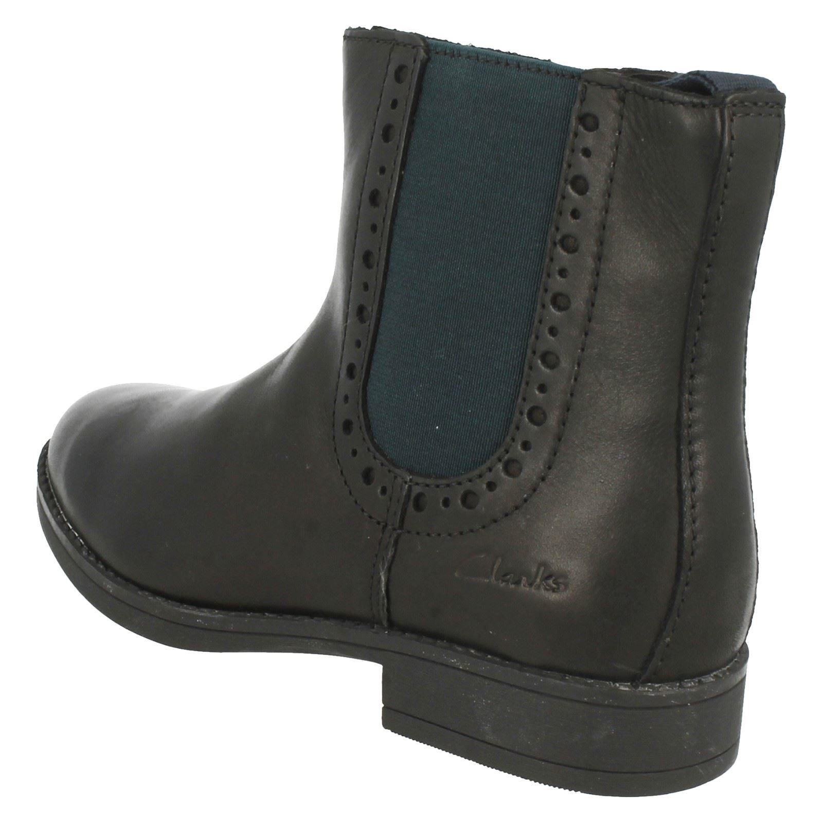 Clarks Negro para Sami chicas Botines Twirl RwZdqU1Rx
