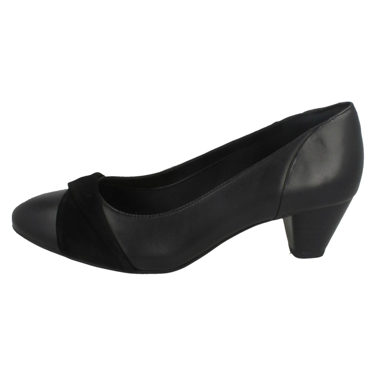 Ladies Ladies Ladies Clarks Formal Heeled Court shoes Denny Louise 26aa03 Ladies Ladies Ladies Clarks Formal Heeled Court shoes Denny Louise 26aa03