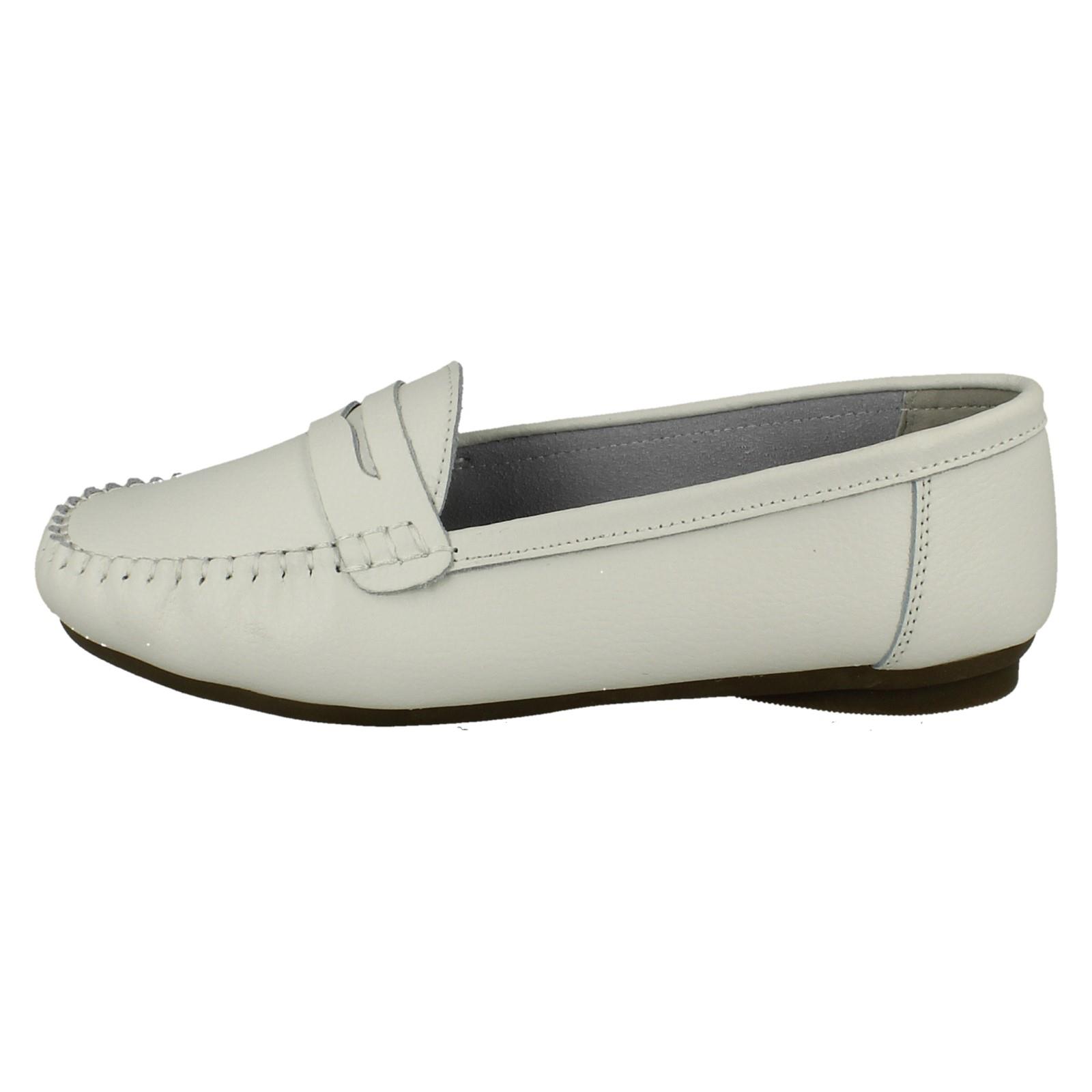 Ladies Down To Earth Leather Shoes F8R0445 - Picture 57 of 64