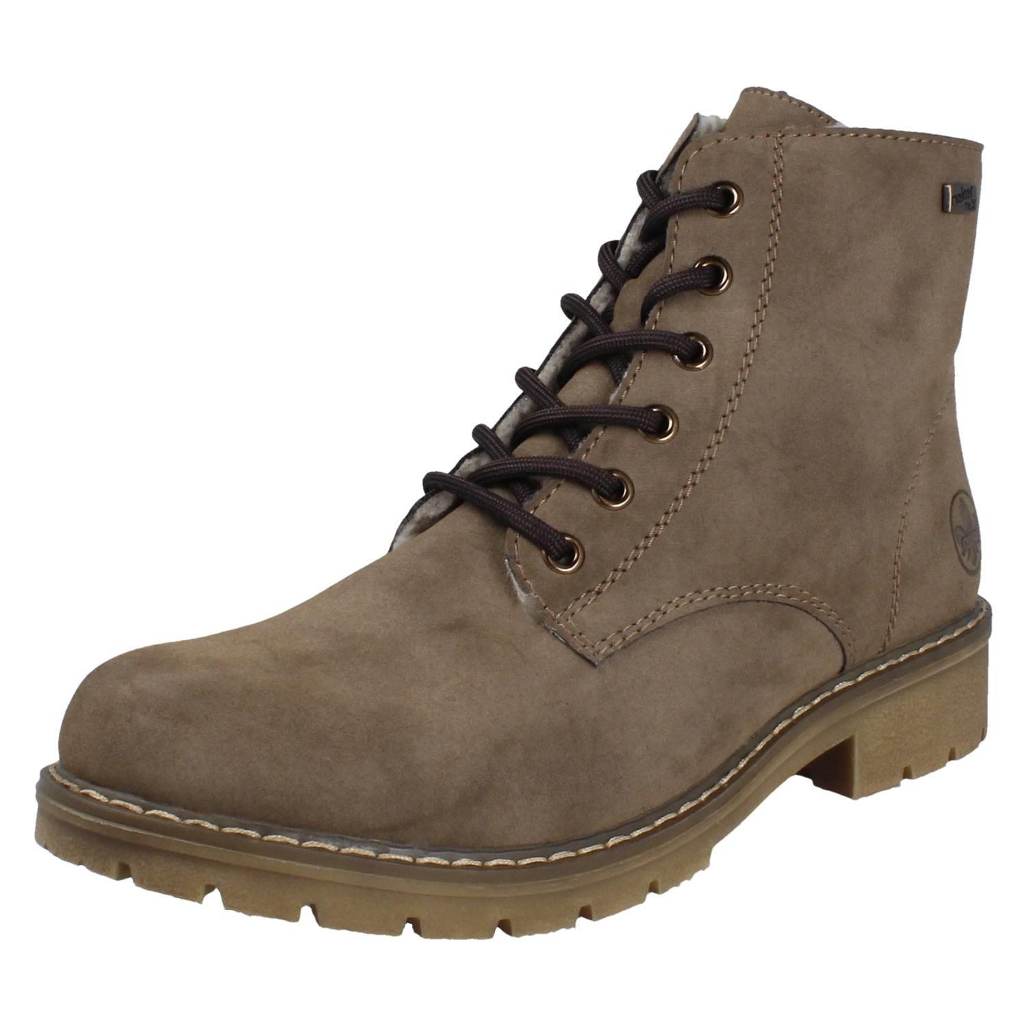 Damen Rieker Stiefeletten weite Passform warm gefüttert wetterfest *Y9103* - Bild 2 von 10