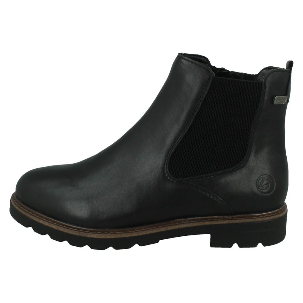 Ladies Remonte-Tex Water Resistant Leather Zip Up Casual Ankle Boots: D2Q70 - Picture 3 of 19