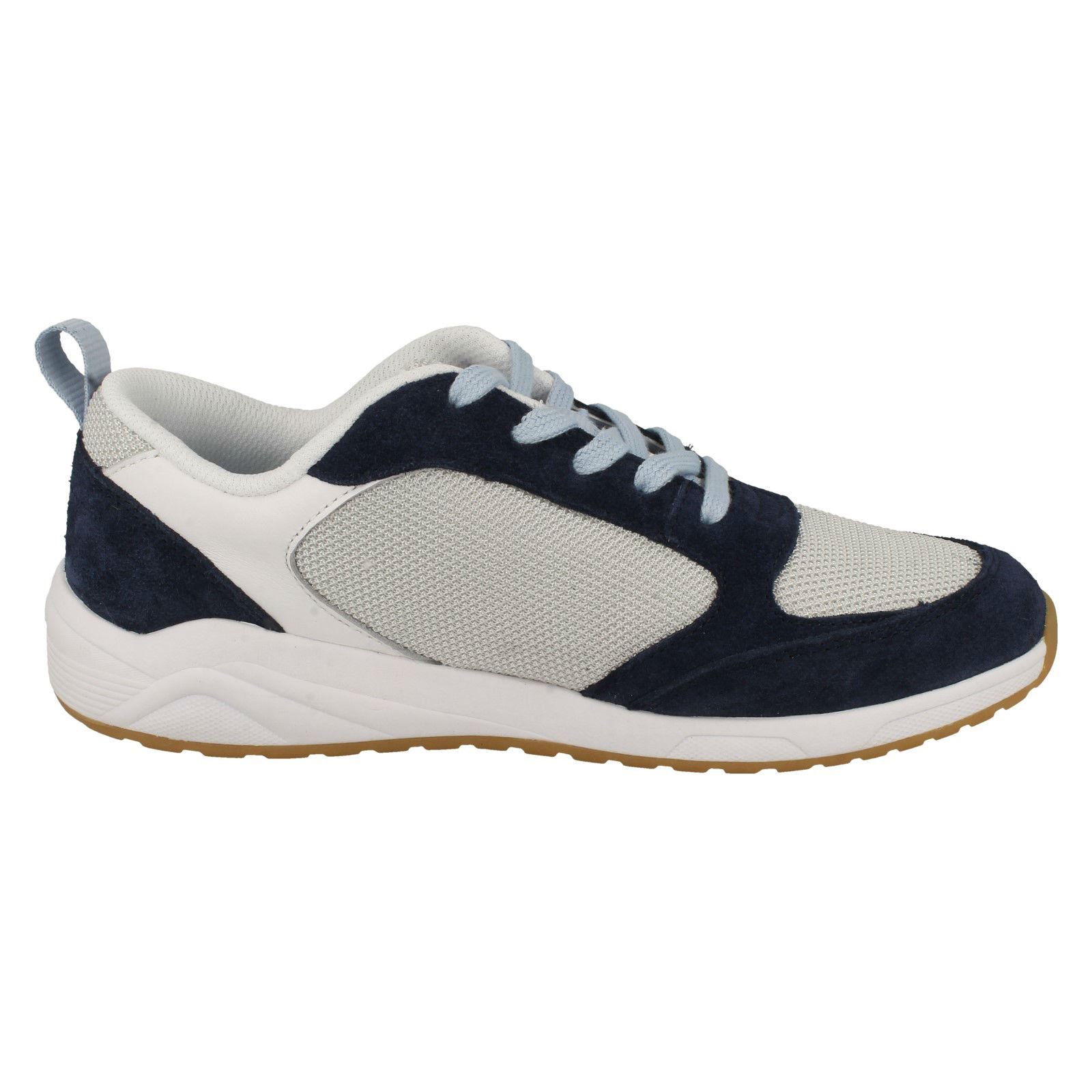 Childrens Clarks Unisex Casual Lace Up Trainers Aeon Flex Y - Picture 7 of 10