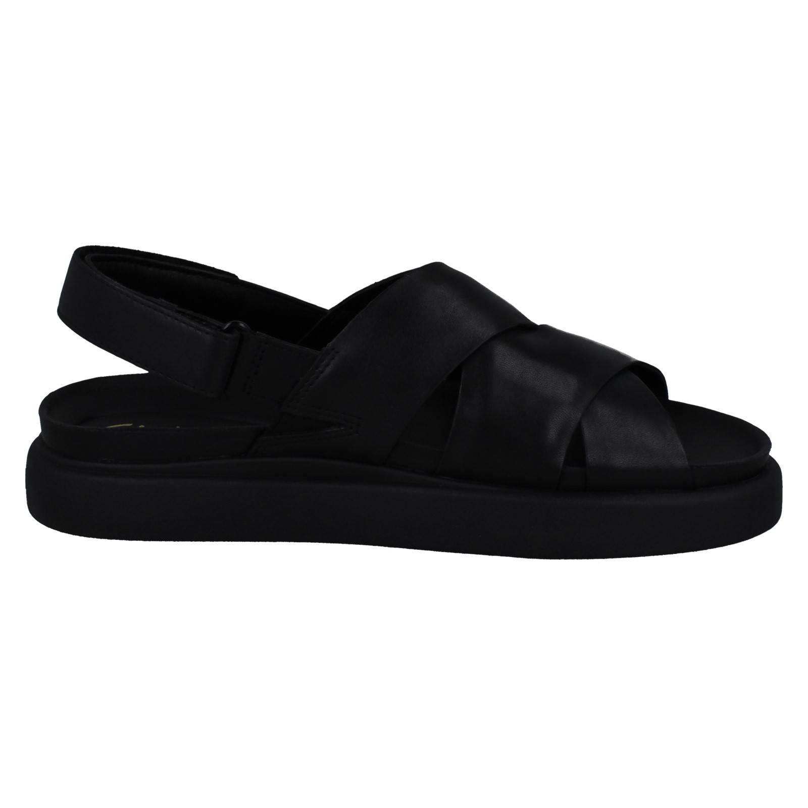 Damen Clarks Gepolstert Leather Kreuz Über Riemchensandalen; Aristella Sonne - Bild 7 von 19