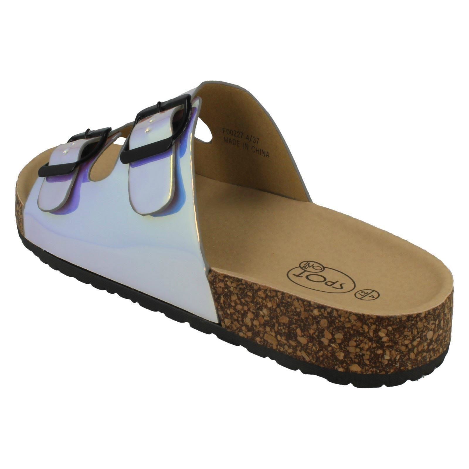holographic heeled sandals