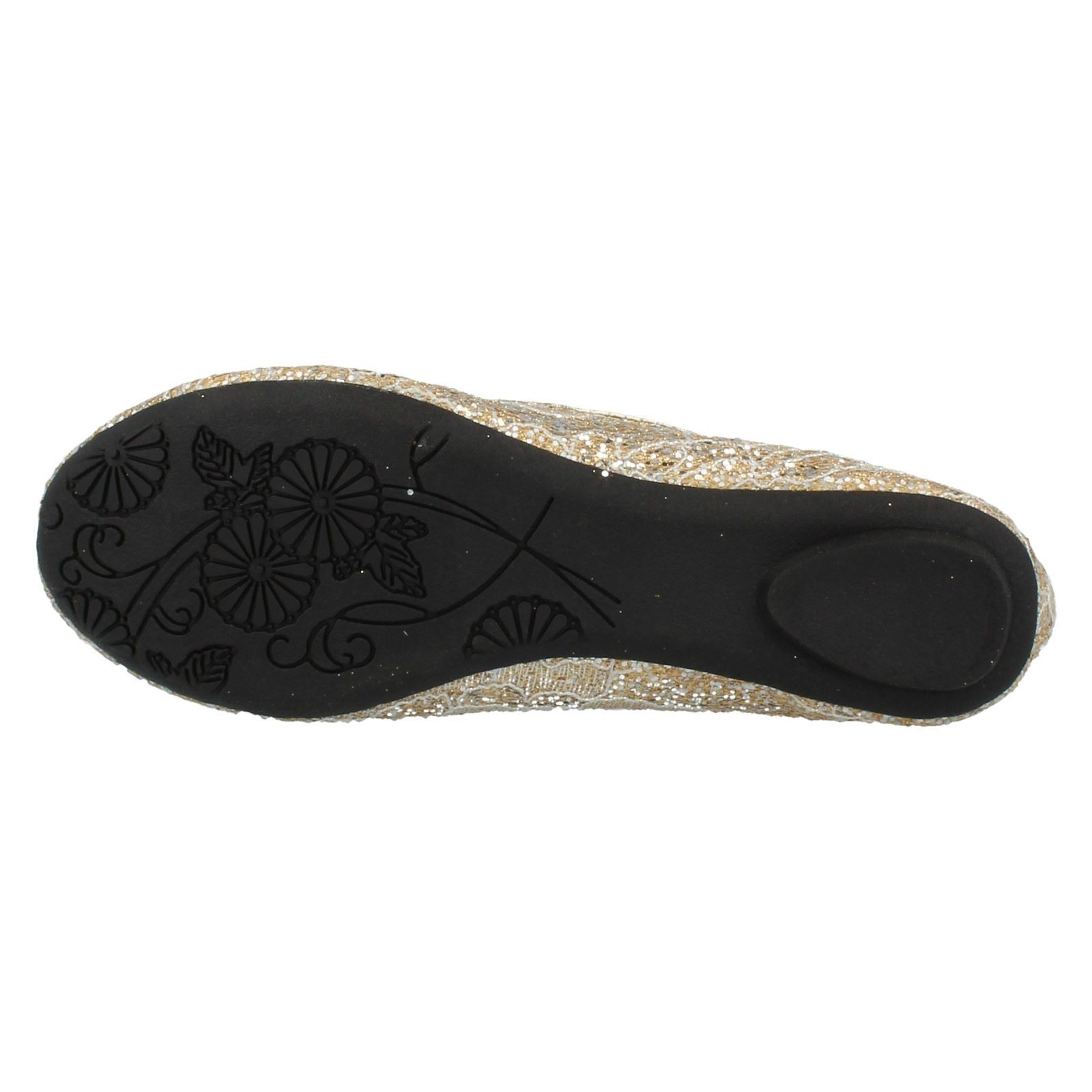 Girls Cutie Glitter Slip On Shoes 'H2R239' - Picture 13 of 19