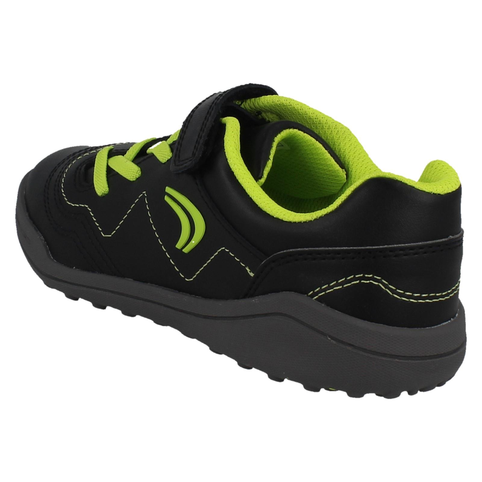 Boys Clarks Casual Sports Hook and Loop Everyday Trainers Award Fly O - Picture 4 of 19