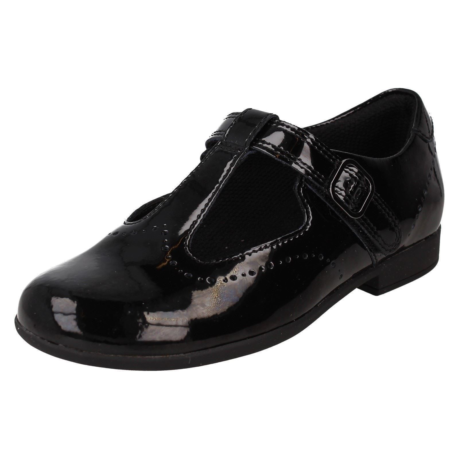 Girls Clarks T-Bar Detailed School Shoes Scala Seek - Picture 11 of 19