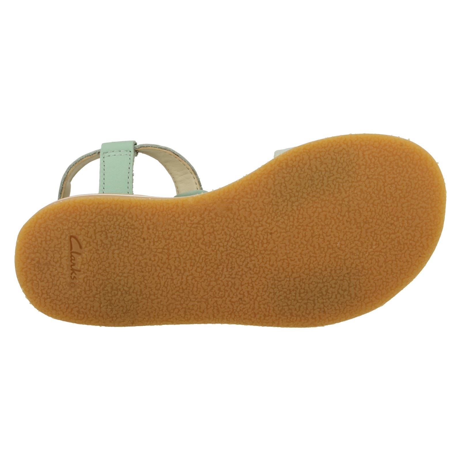 Girls Clarks Stylish Star Detailed Sandals Finch Summer K - Picture 10 of 19