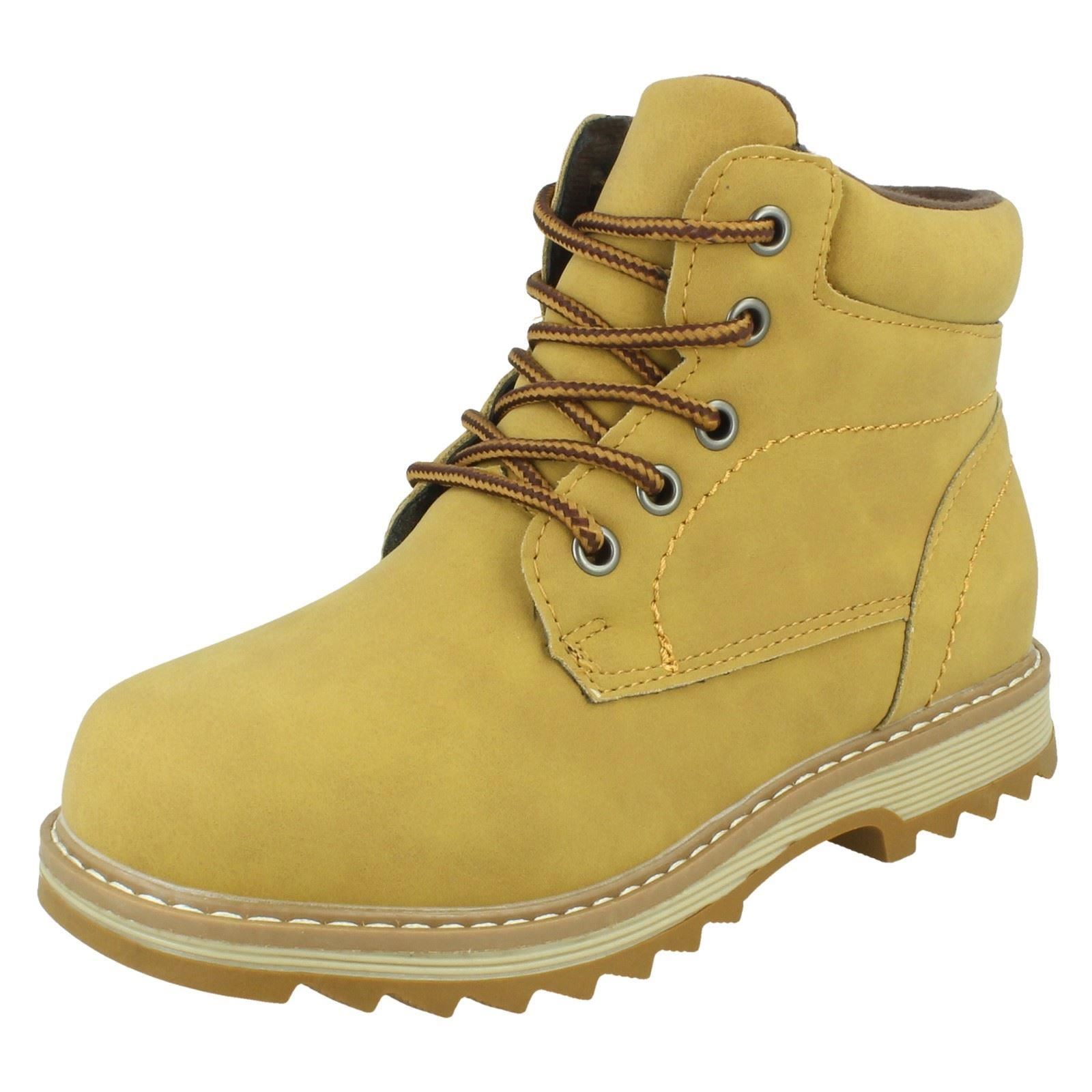 Botas al tobillo sintéticas informales con cordones para niños JCDees N2R062 - Imagen 11 de 19