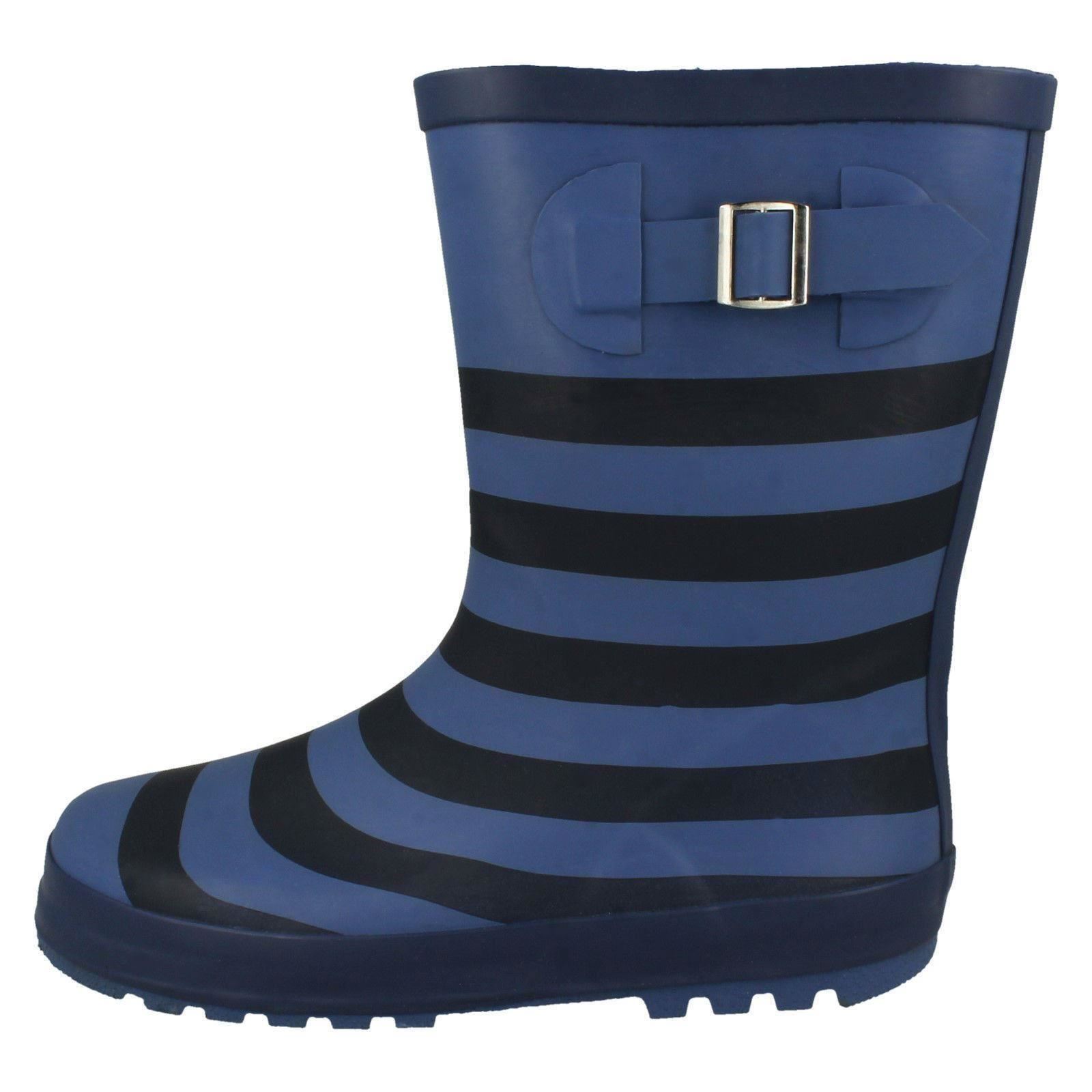 Kinder Gummistiefel Spot On Schnalle detailliert "Streifen" - Bild 3 von 19