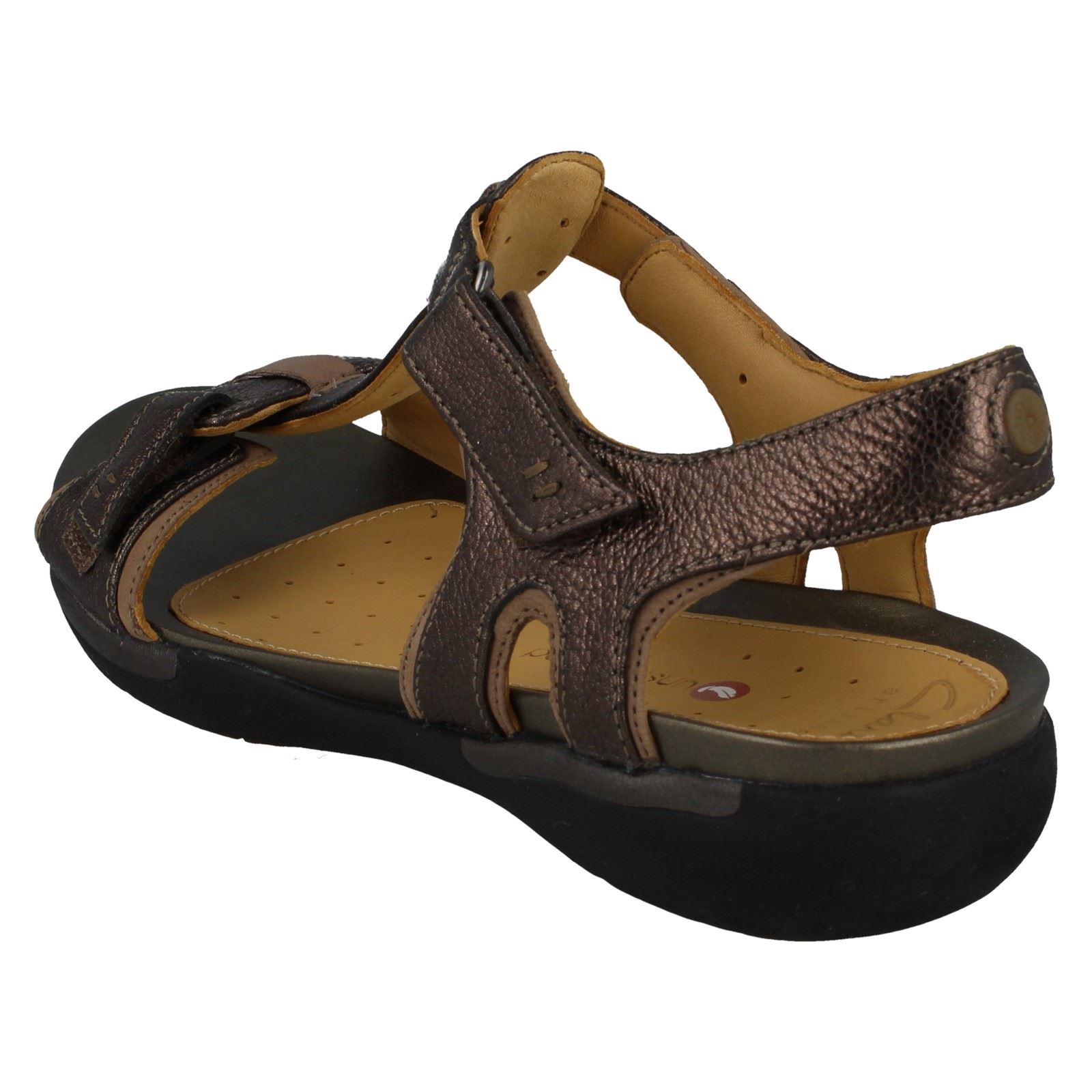 Bronze Un Unstructured donna marrone Clarks Voshell Sandali 7qwtXxH8w