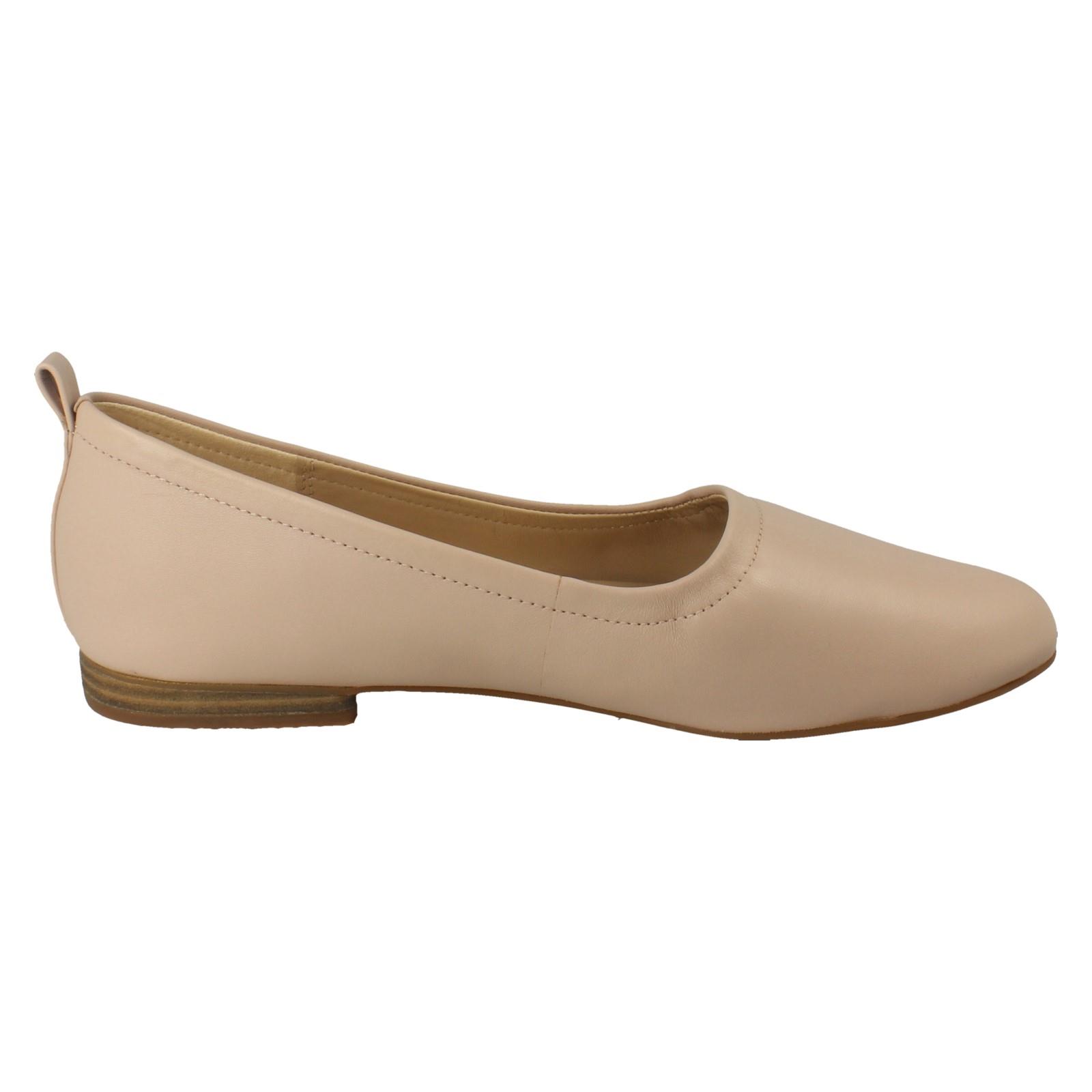 Bailarina sin cordones de cuero Laides Clarks zapatos planos inteligentes Fawna suaves *Fawna suaves* - Imagen 7 de 19