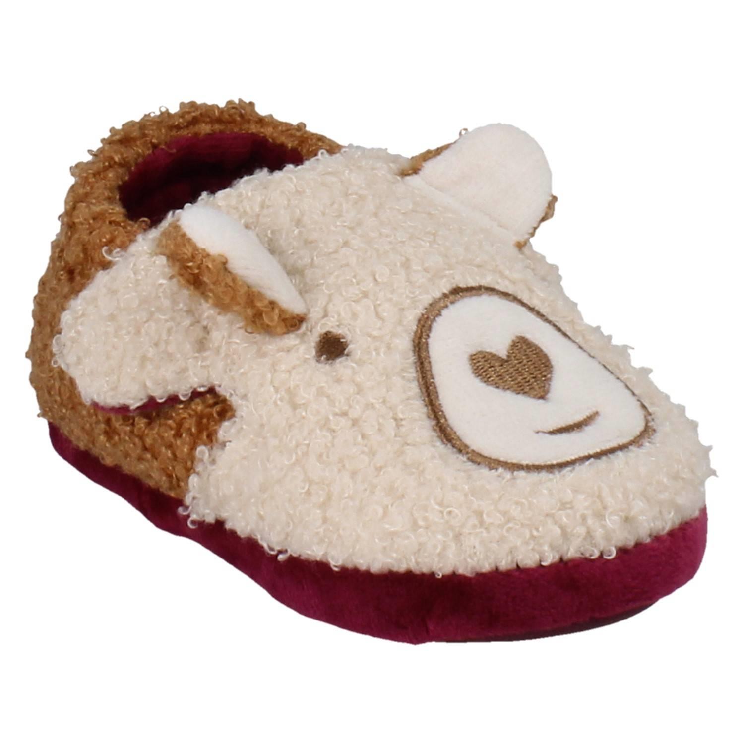 Pantofole Casual Stampate Dettagliate Fluffy Snug Per Bambini Clarks - Picture 17 of 37