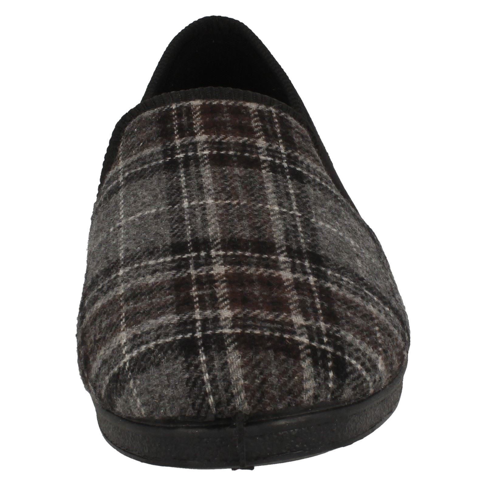 Herren Spot On Slipper Home Lounge Textil Hausschuhe X2R013 - Bild 9 von 19