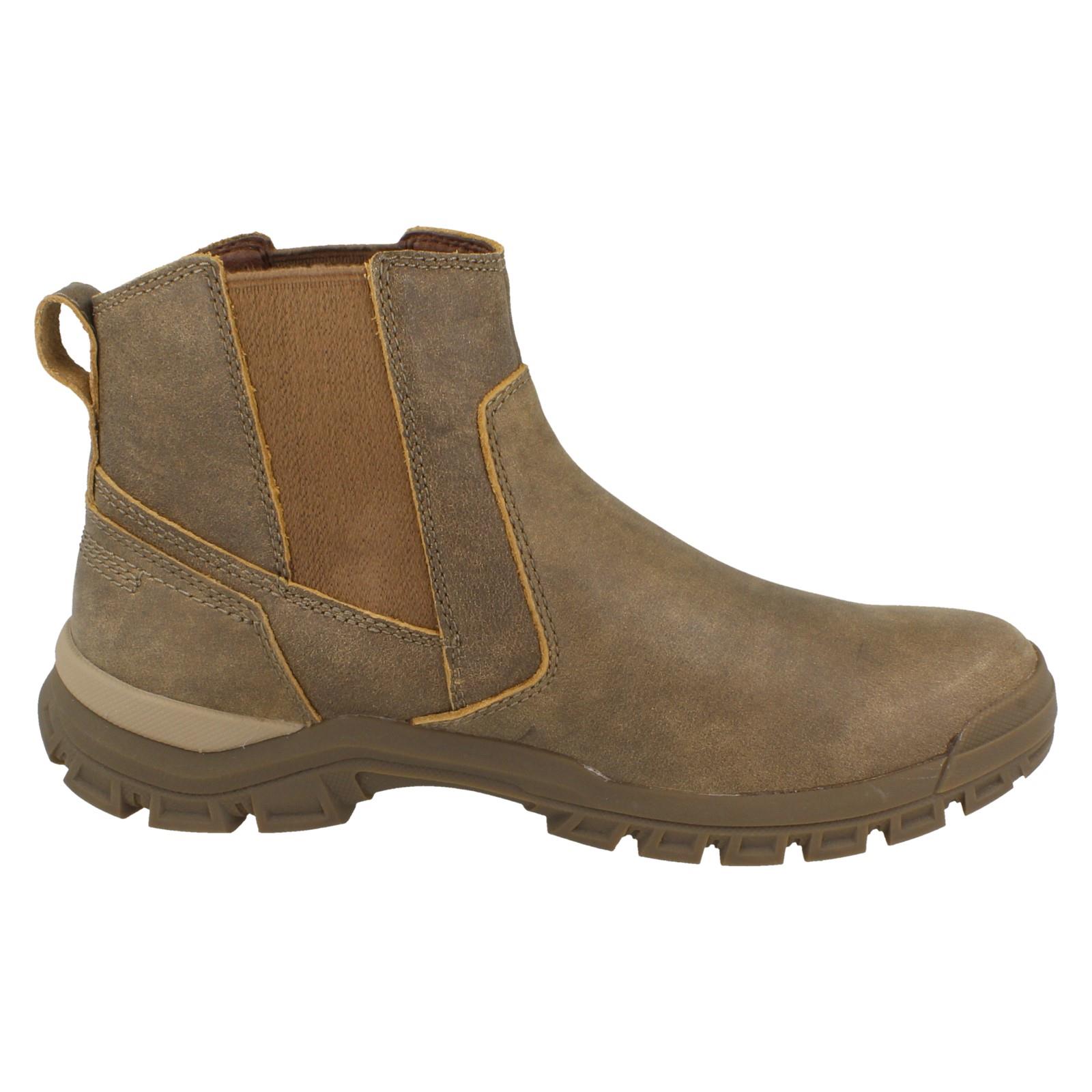 Mens Caterpillar Leather Pull On Dealer Boots Threshold Chelsea Boots - Picture 16 of 19