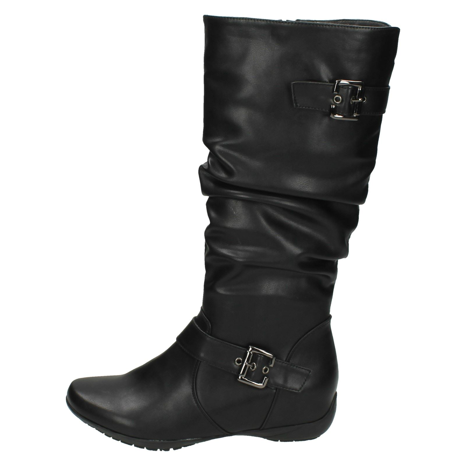 "Botas planas de pierna alta para damas ""F4R386"" - Imagen 3 de 19