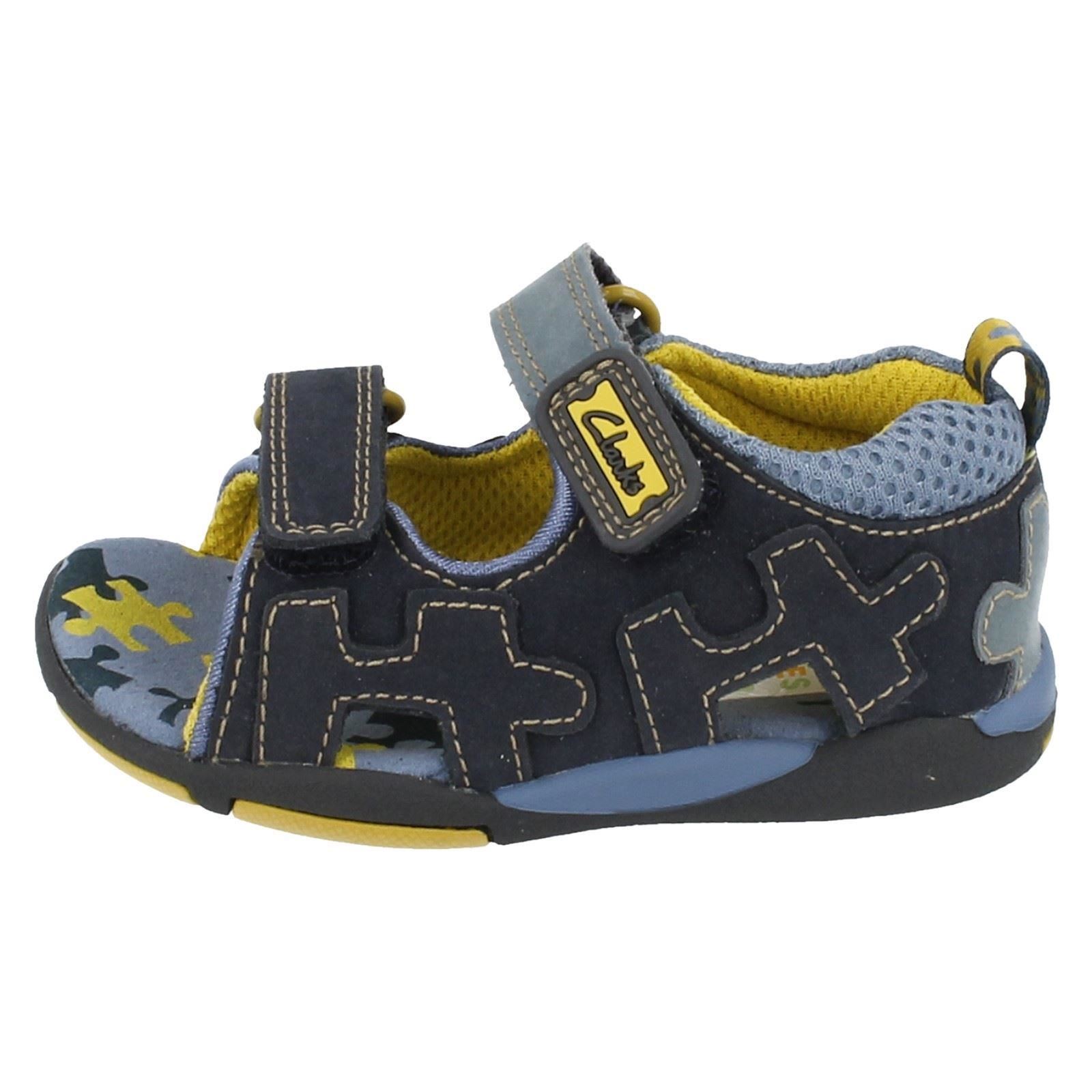 Clarks marino Puzzle azul azul sandalias Dune Niños aTx8ndd
