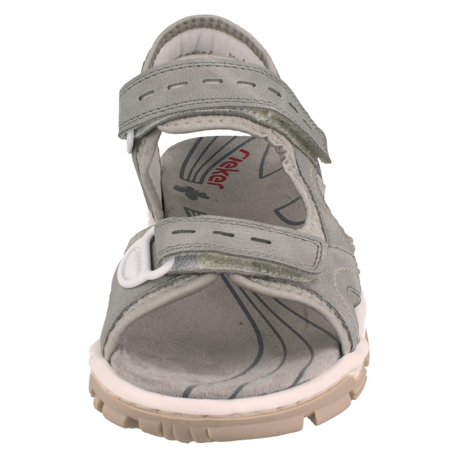 Sandalias de verano Rieker sintéticas antiestrés estilo deportivo para dama 68866 - Imagen 22 de 46