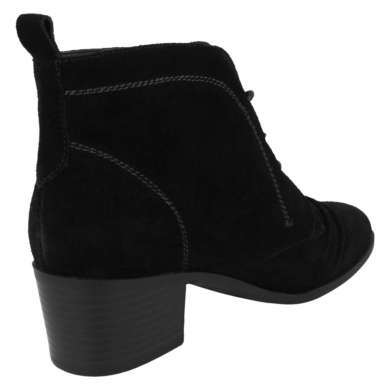 Damen Leder Kollektion Wildleder Schnürstiefeletten - Bild 6 von 10
