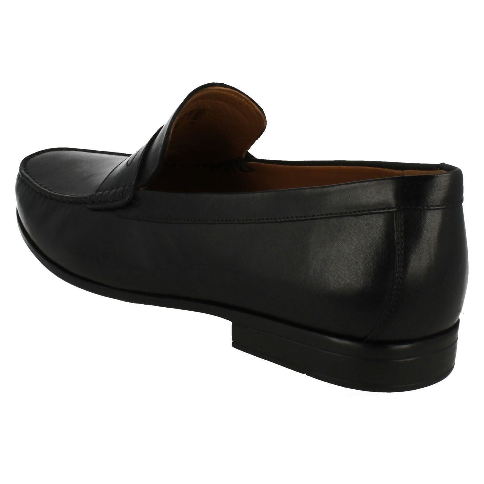negro para estilo Claude Clarks mocasín Clarks Lane cuero formales zapatos hombre de en 4n8H7x