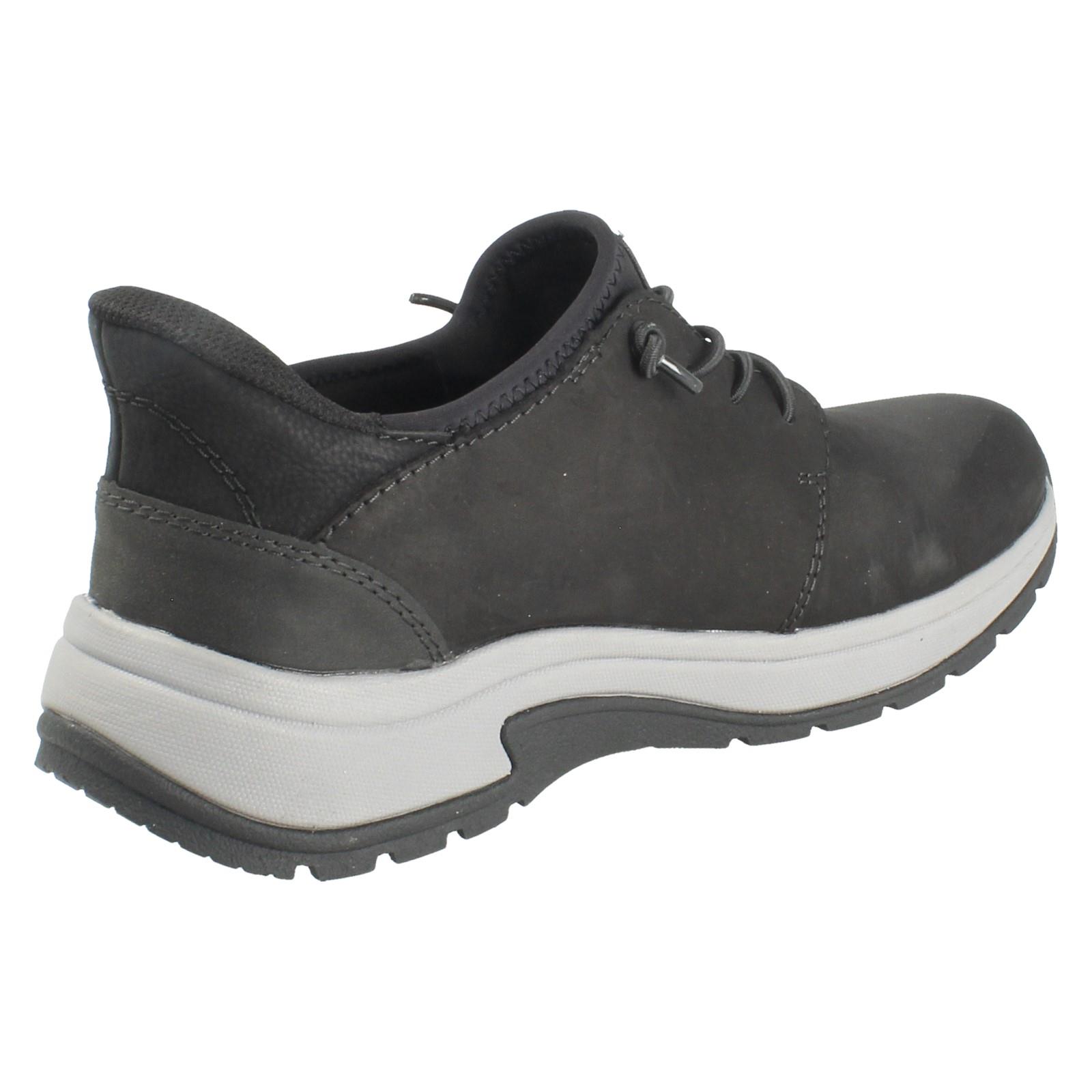Mens Rieker Extra Wide Elasticated Lace Casual Suede Shoes 11050 - Picture 6 of 19