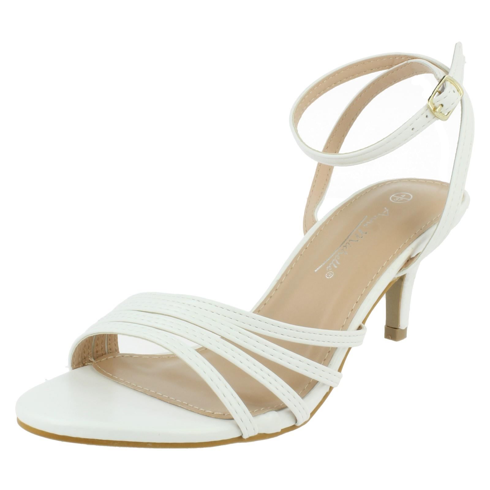 Sandalias de fiesta Anne Michelle de tacón medio calce ancho para dama 'F1R2112' - Imagen 38 de 46
