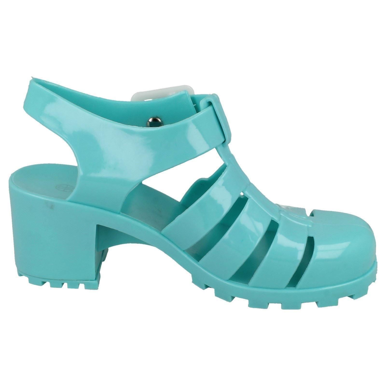 Girls Spot On Heeled "Jelly Shoes" - Picture 25 of 37