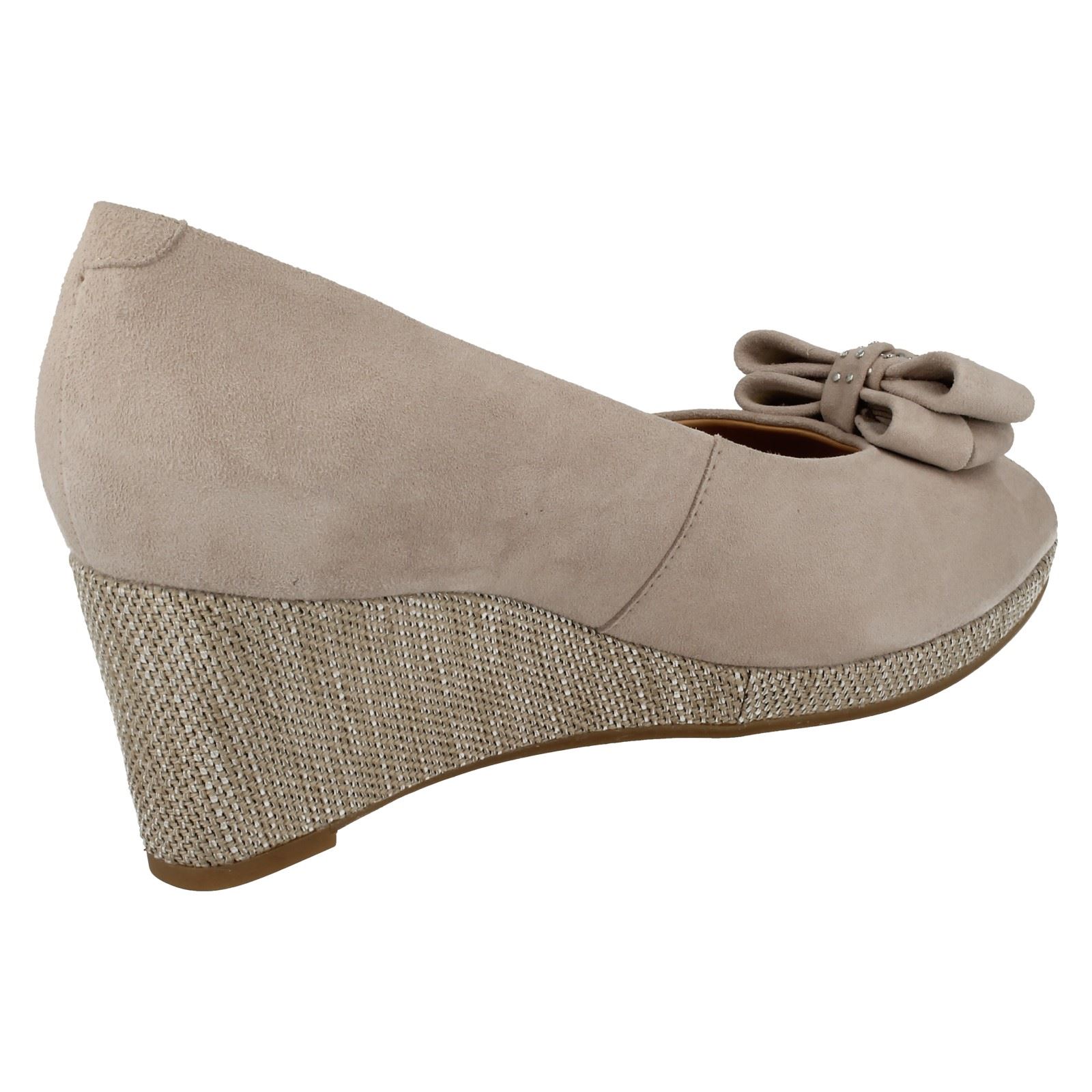 van dal peep toe wedge shoes