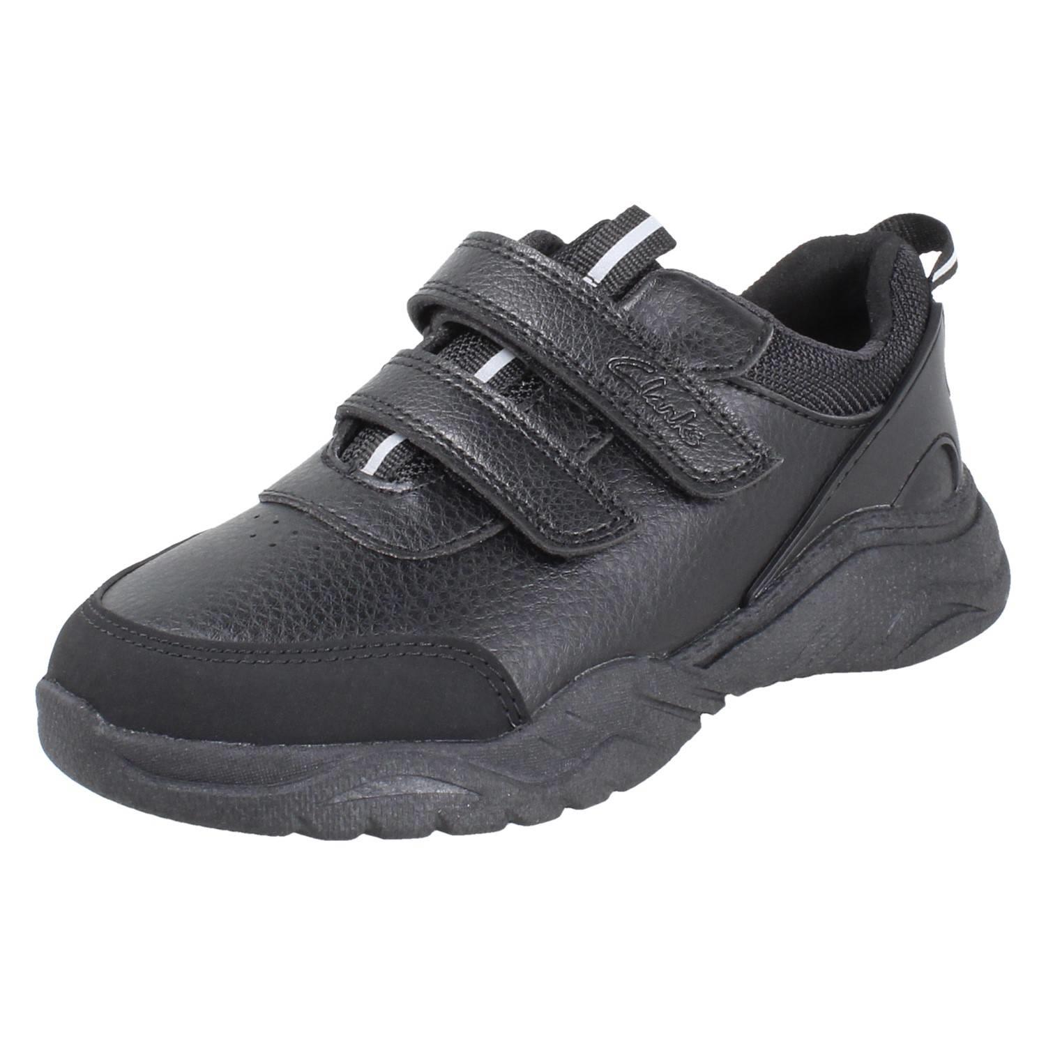 Niños Clarks Sintético Reflectante Deportivo Estilo Escuela Zapatos: Pluma Shine - Imagen 2 de 10
