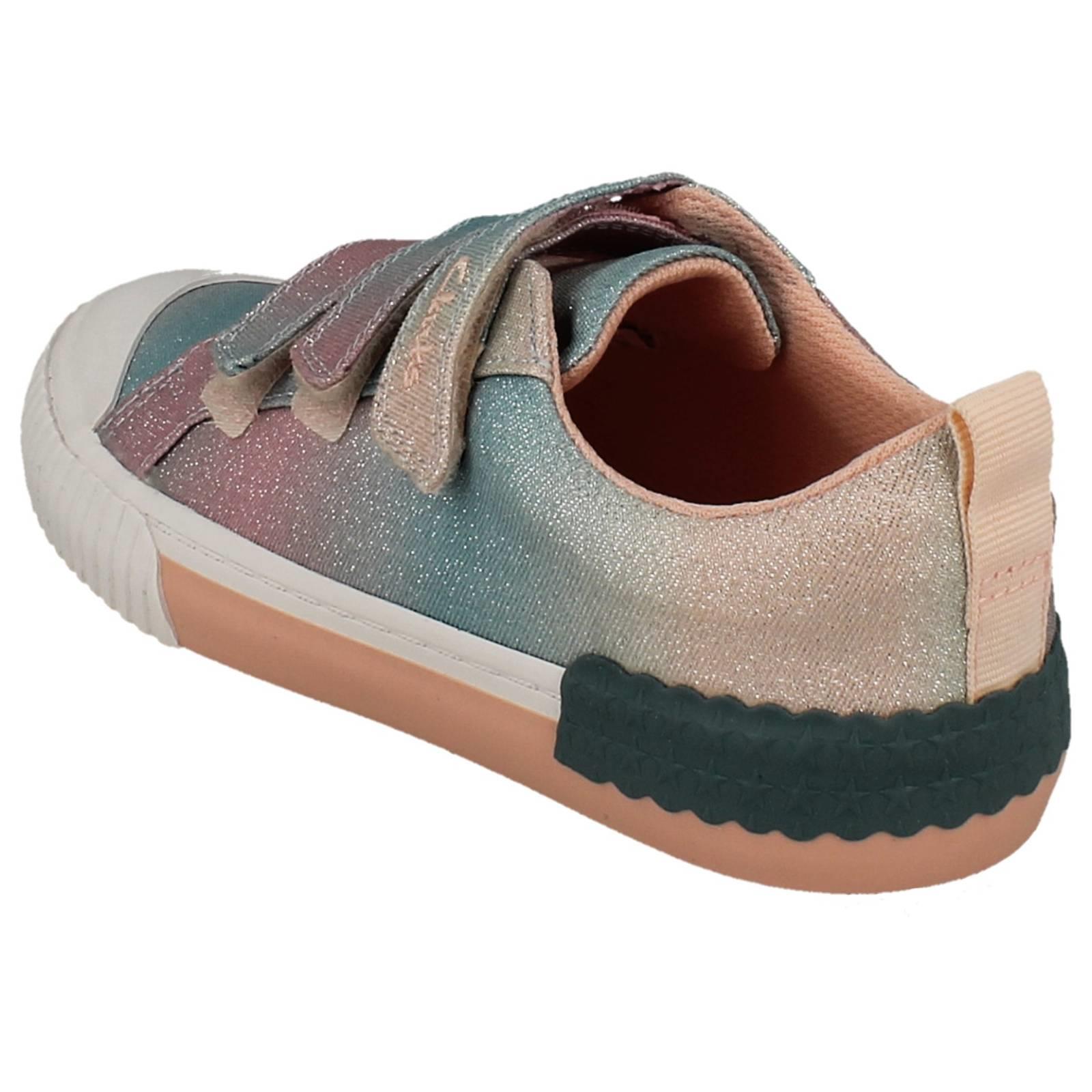 Mädchen Clarks glitzernder Doodle Foxing Brill - Bild 4 von 10