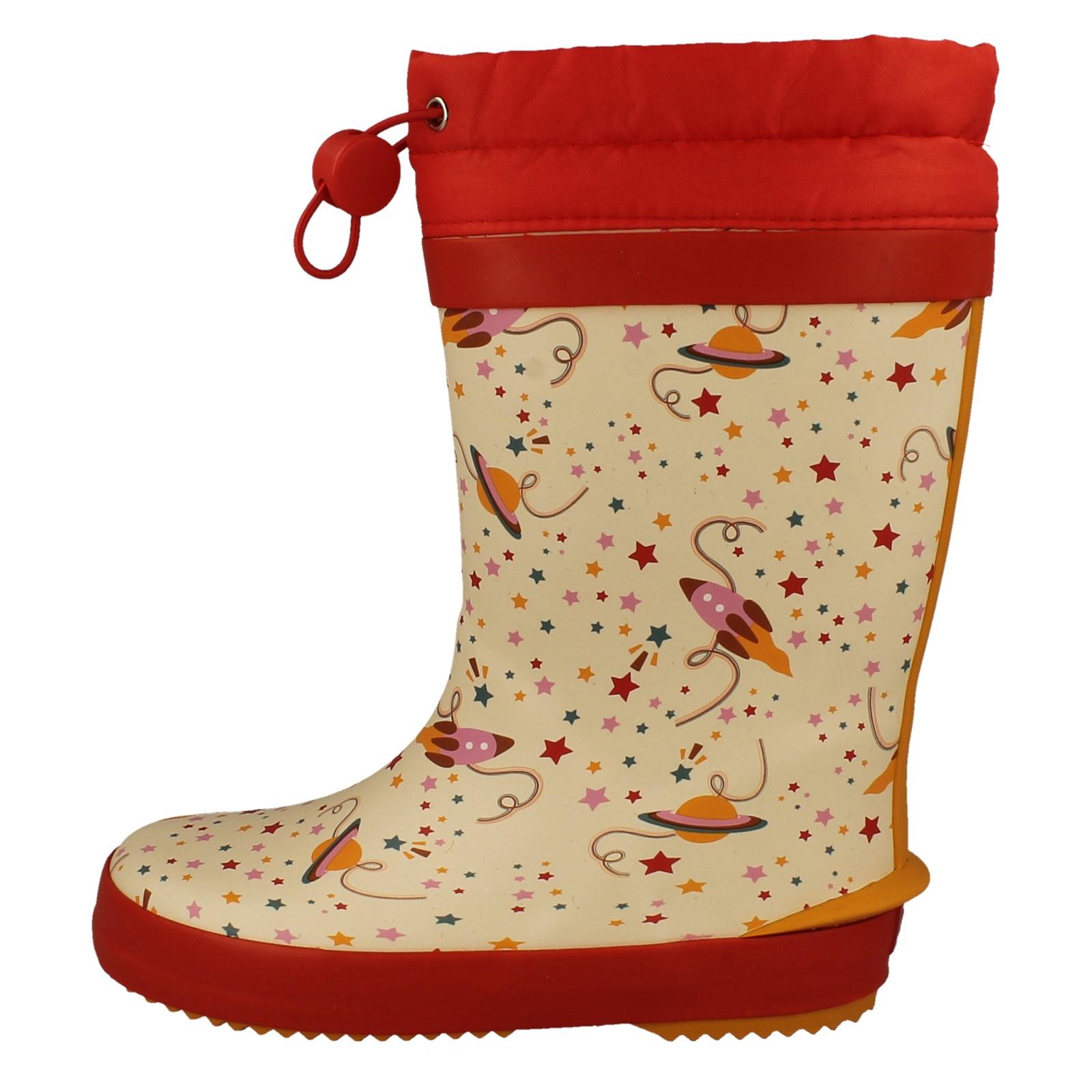 Childrens Clarks Creature Detailed Toggle Top Wellington Boots 'Tarri Race' - Picture 47 of 54