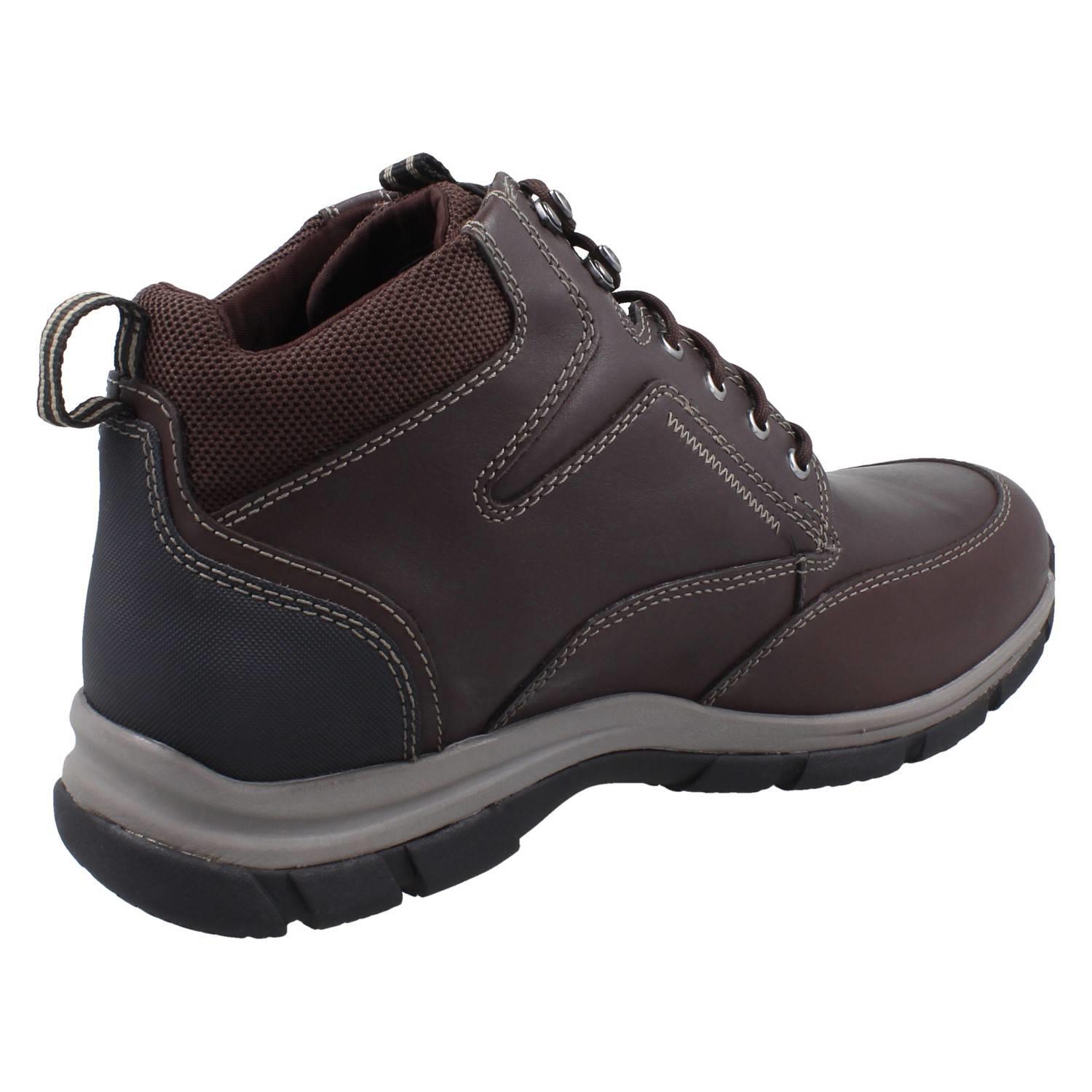Herren Clarks Rutschfest Wasserfest Senkfußeinlage Stiefeletten Spypath Hi GTX - Picture 6 of 10