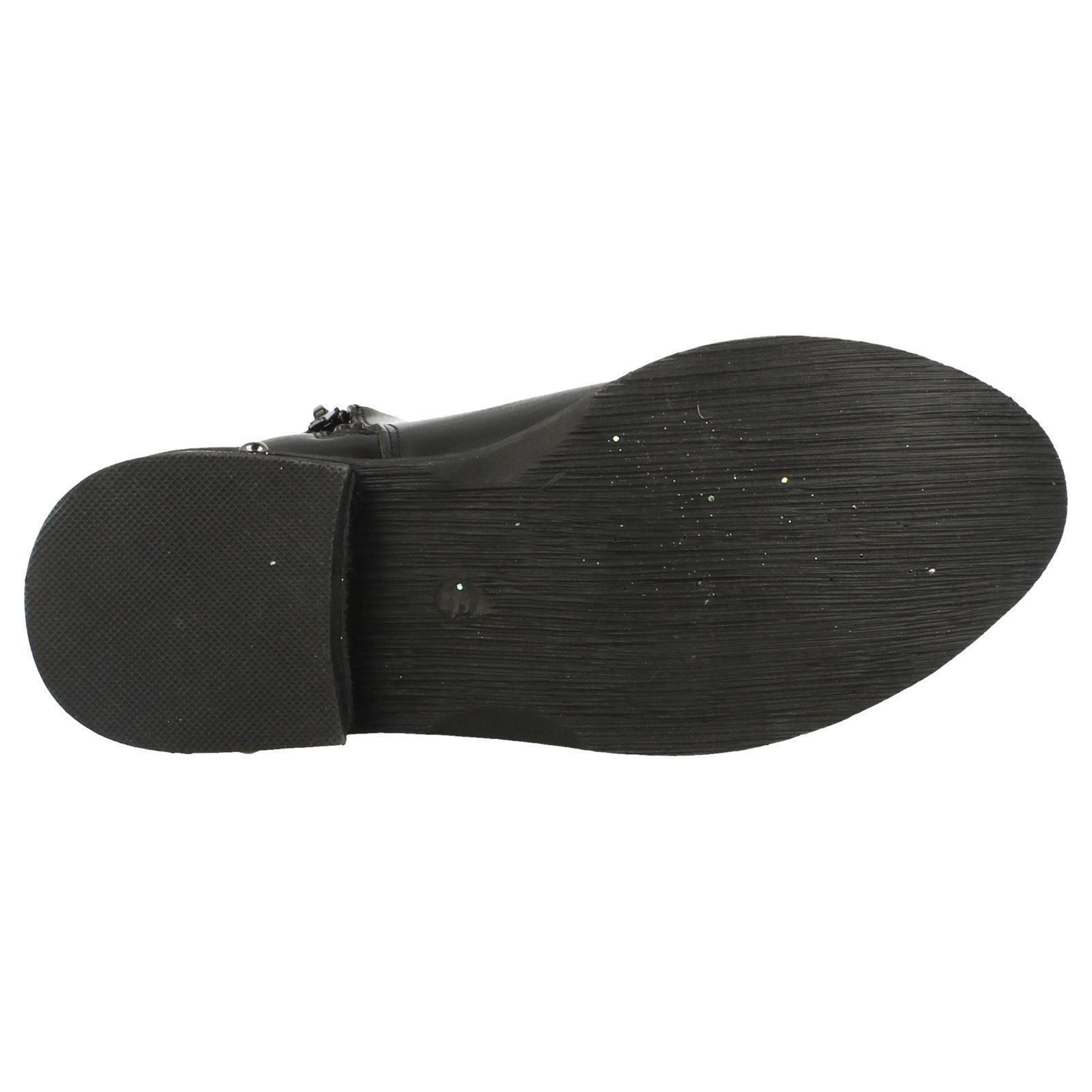 'Girls Spot On' Chelsea Style Ankle Boots - H5R038 - Picture 10 of 10