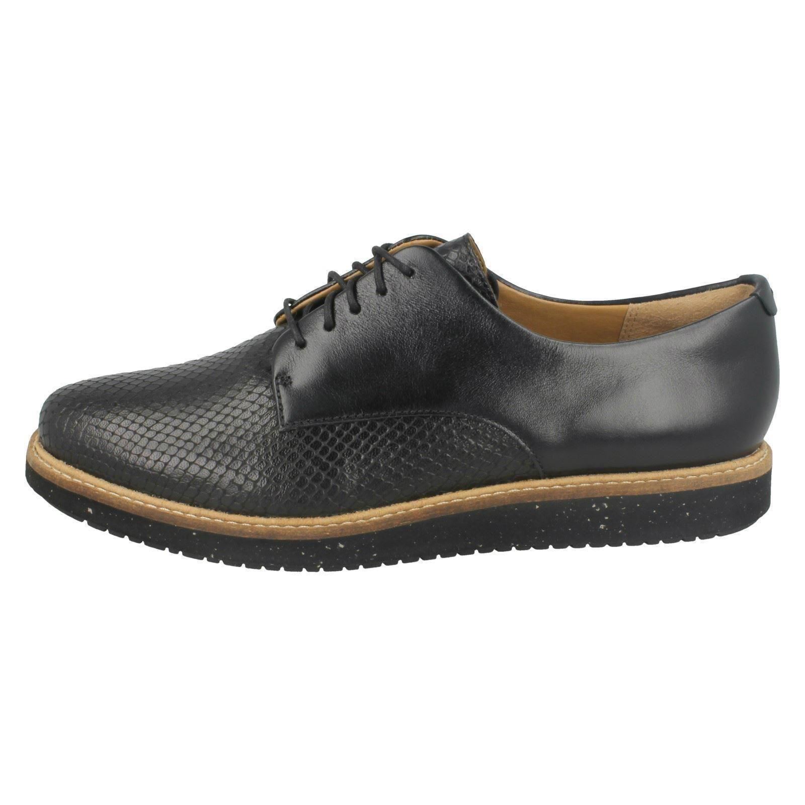 negro Everyday Shoes Clarks 'glick Darby' cuero Casual Señoras q6axwH6