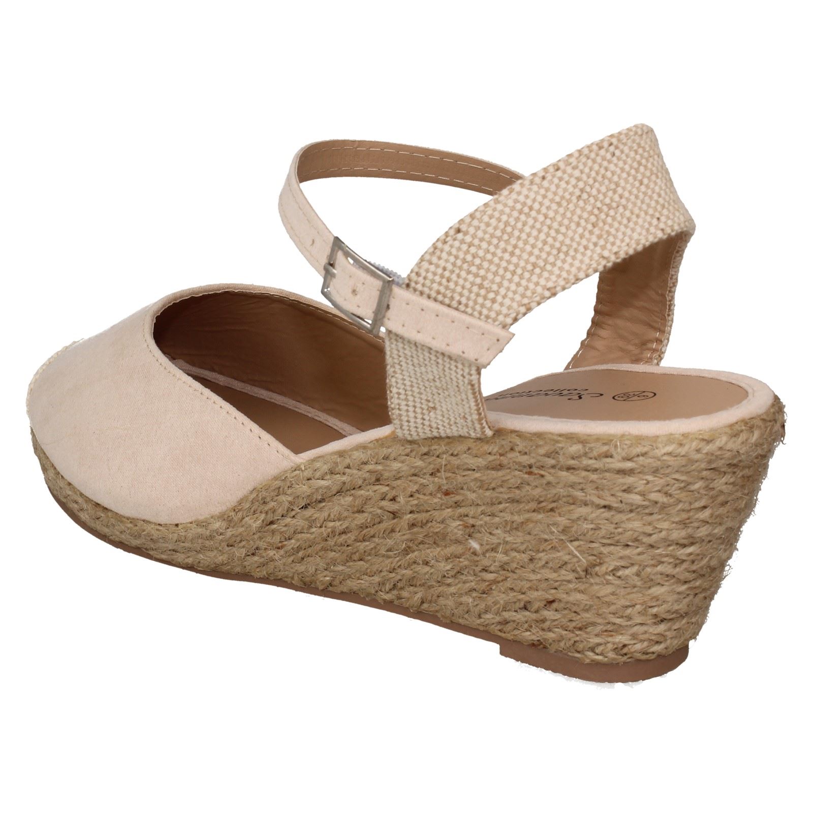 Ladies Savannah Wide Fitting Closed Toe Wedges - Picture 18 of 28