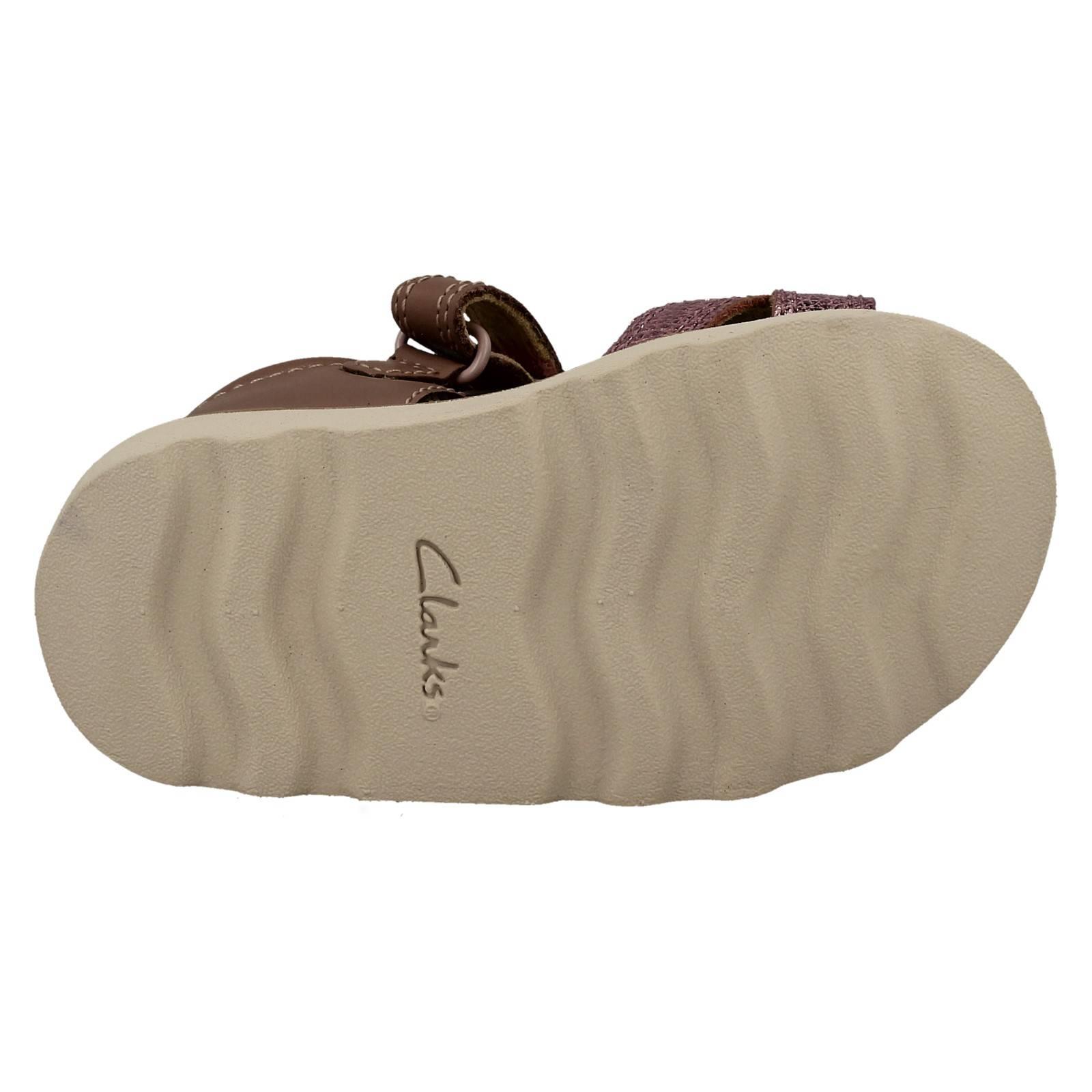 Sandalias Niñas Clarks Elegantes Esmeralda Mar-Unicornio Motivo Detallado Corona Gafas T - Imagen 10 de 10