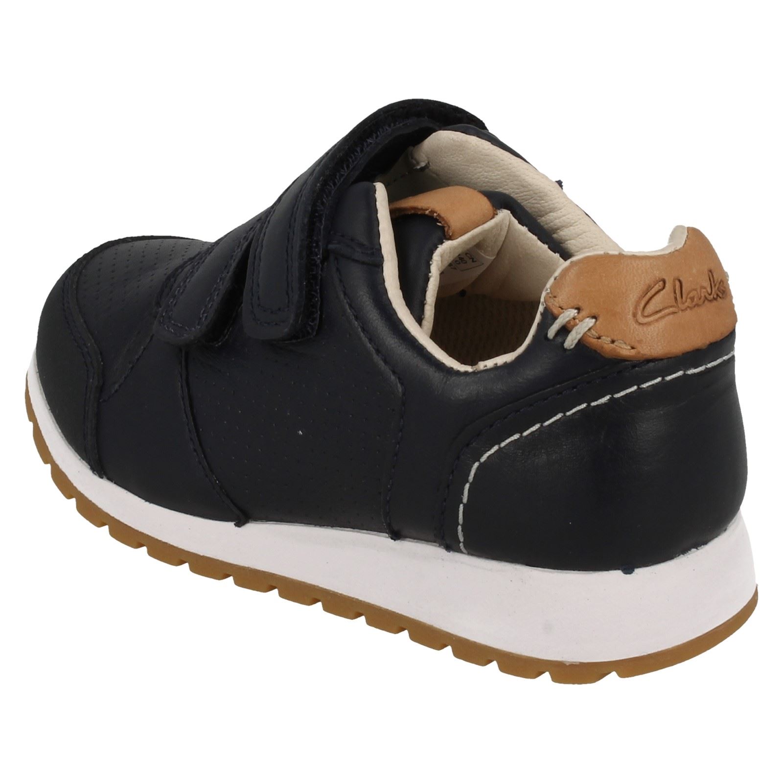 con Clarks Navy Tex niños azul para estilo Zapatos Zest 4AR5qq