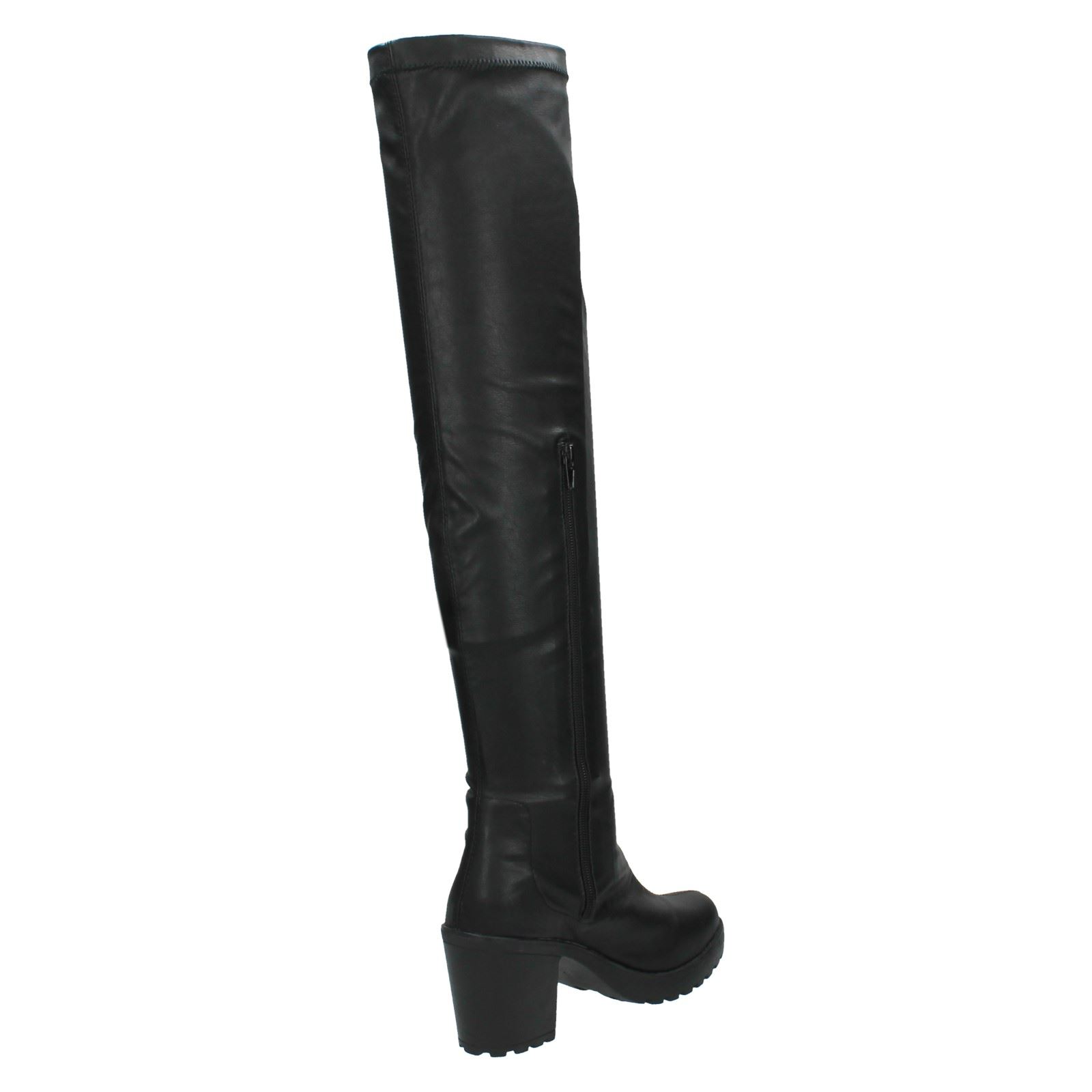 Ladies Spot On Knee High Boots eBay