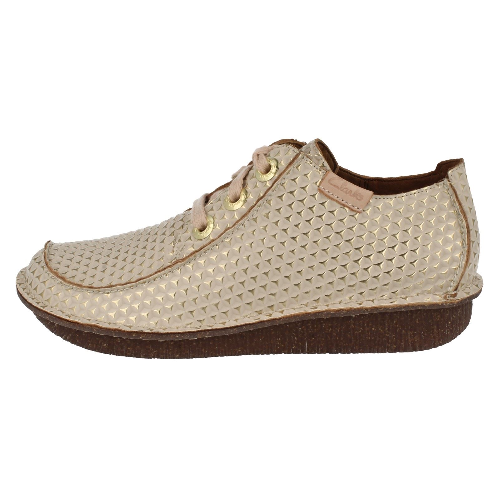 Scarpe Casual In Pelle Clarks Da Donna Lace Up Funny Dream - Picture 139 of 145