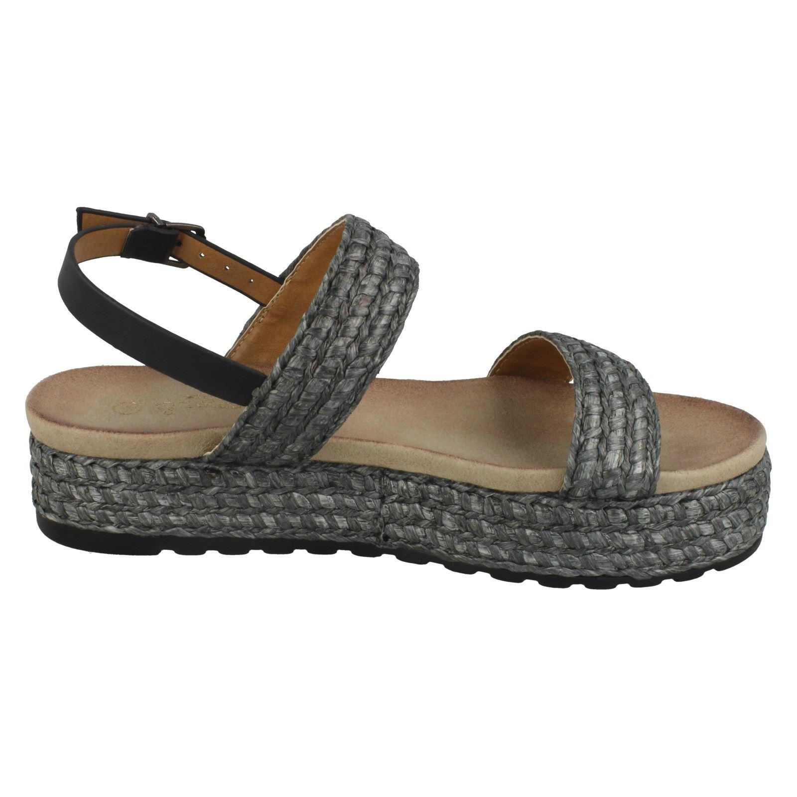 Sandali donna flatform a pois - Foto 7 di 10