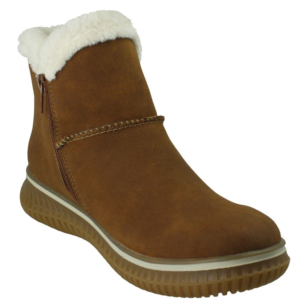 Donna Rieker-Tex Acqua Resistente Zip Rimovibile Suola Stivali Caviglia 74260 - Picture 8 of 10
