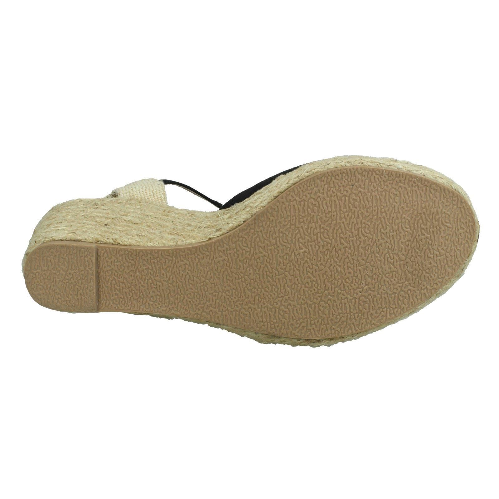 Ladies Savannah Wide Fitting Closed Toe Wedges - Picture 10 of 28
