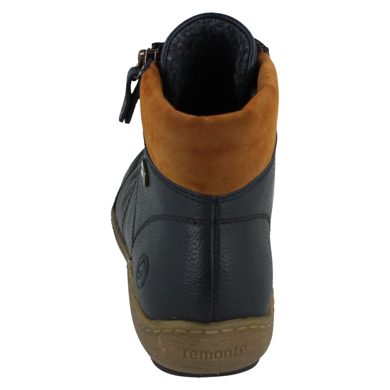 Ladies Remonte Ankle Boots With Remonte Tex 'R1457' - Picture 9 of 10