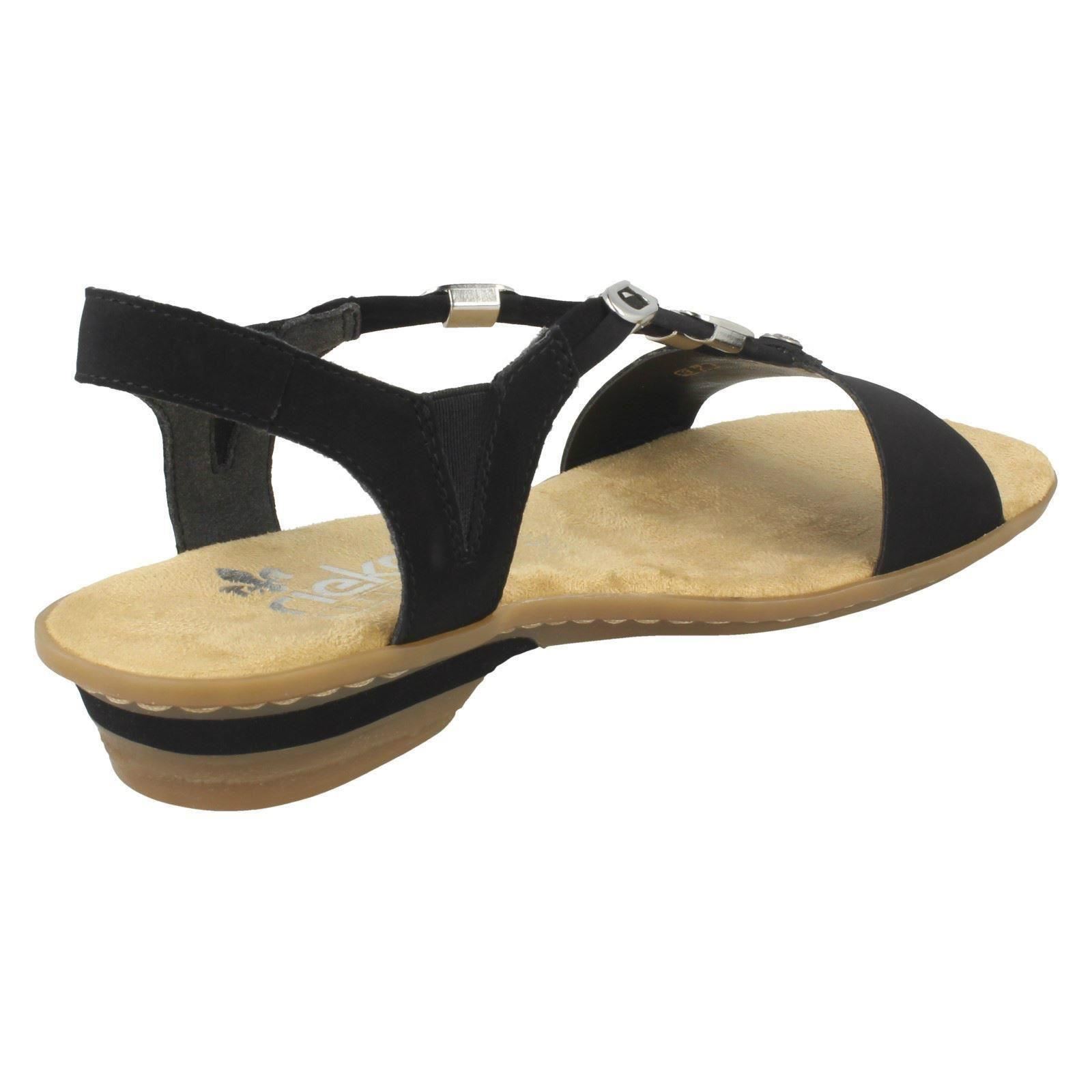 Rieker Women's Synthetik Sandals >>> Check this awesome image : Strappy sandals | Sandals 