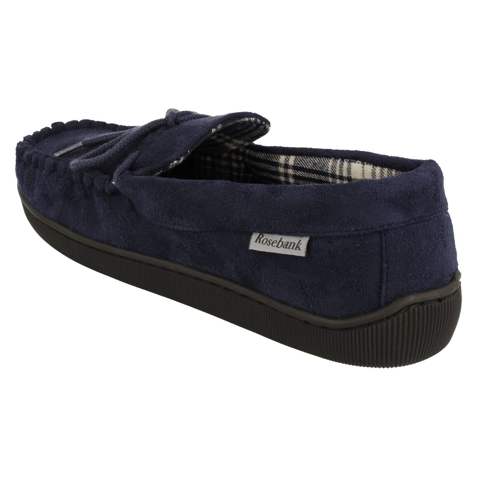 Mens Rosebank Casual Moccasin Slippers Ken-Mocc - Picture 4 of 10