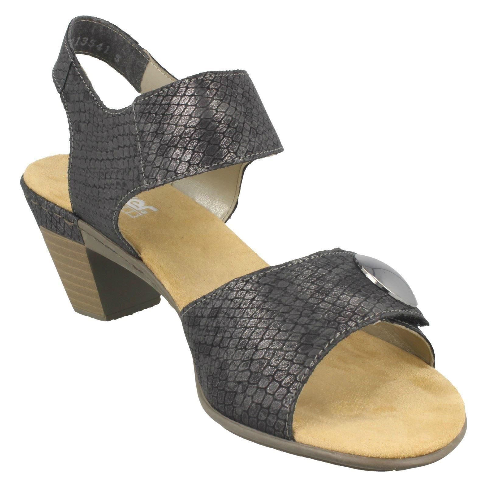 Femmes Femmes Femmes Rieker Reptile Print Crochet & Boucle Moyen Talon Sandales - 67369 f8803a Femmes Femmes Femmes Rieker Reptile Print Crochet & Boucle Moyen Talon Sandales - 67369 f8803a