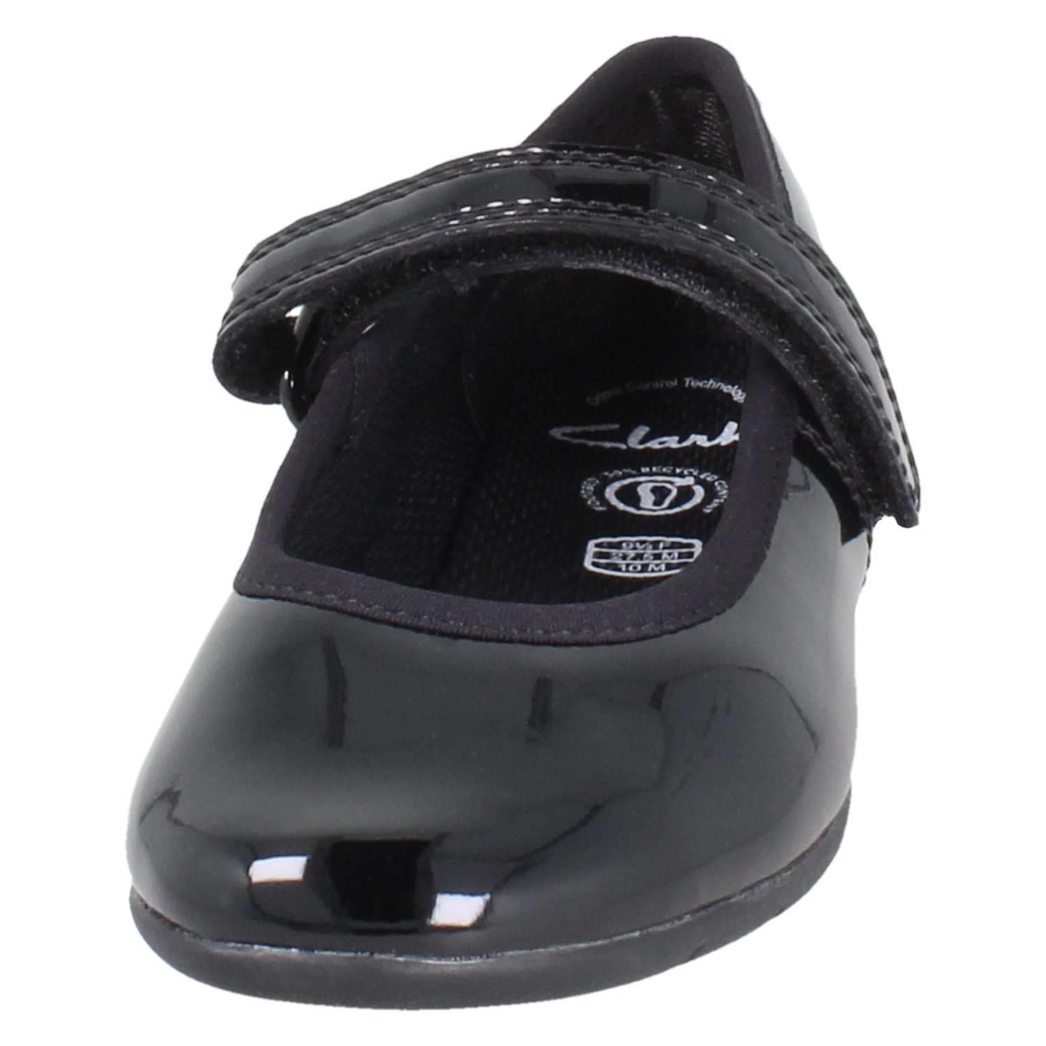 Girls Clarks Synthetic Leather Classic Mary Jane School Shoes *Dance Wish* - Picture 18 of 19