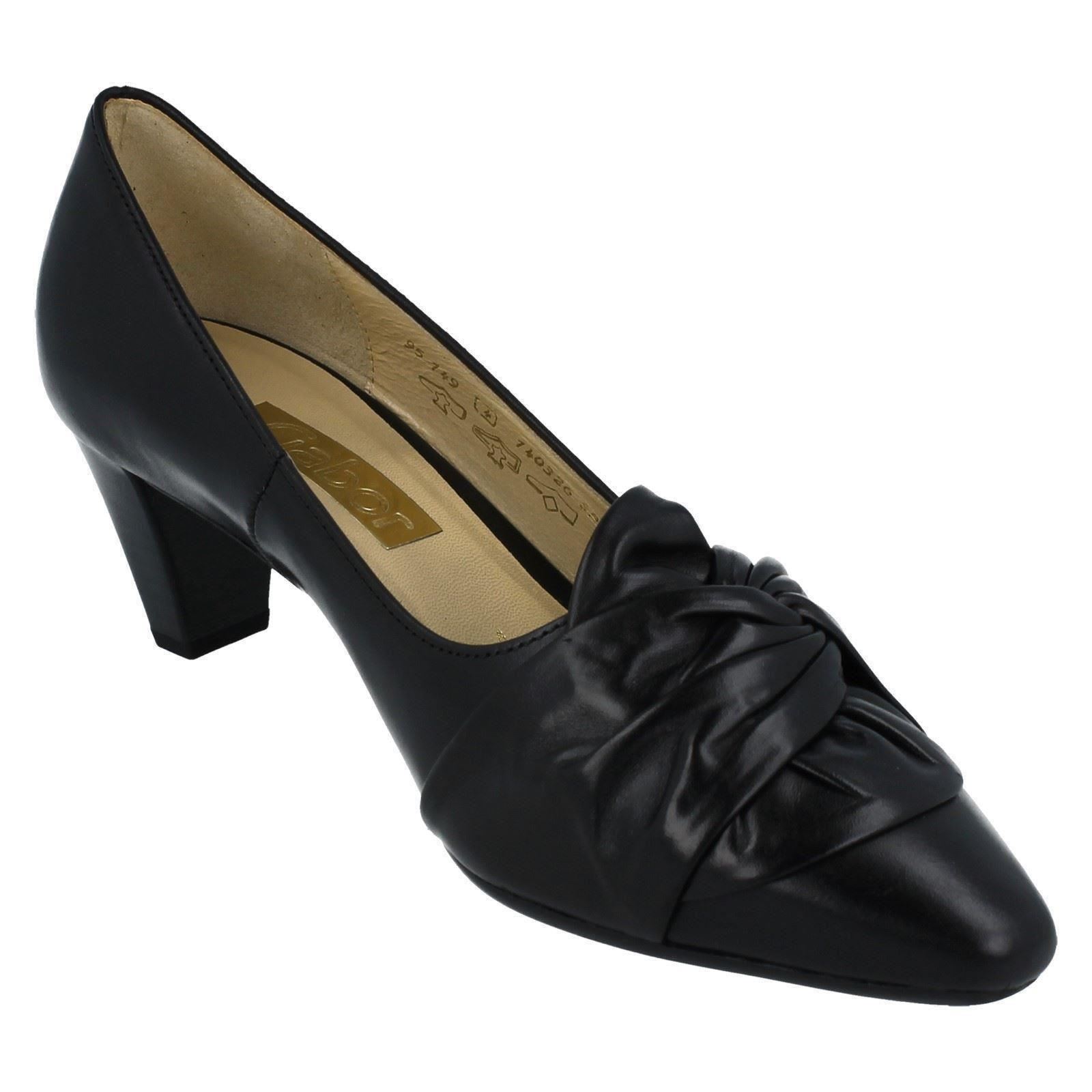 Shoes '95149' Gabor nero Schwarz Ladies Court wgE6znq7