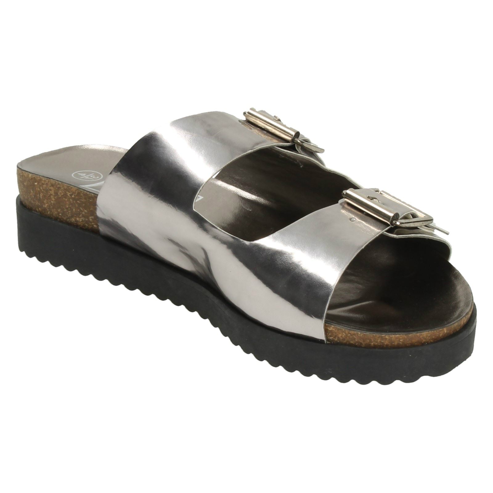 Ladies Down To Earth Flat Casual 'Sandals' - Picture 17 of 19