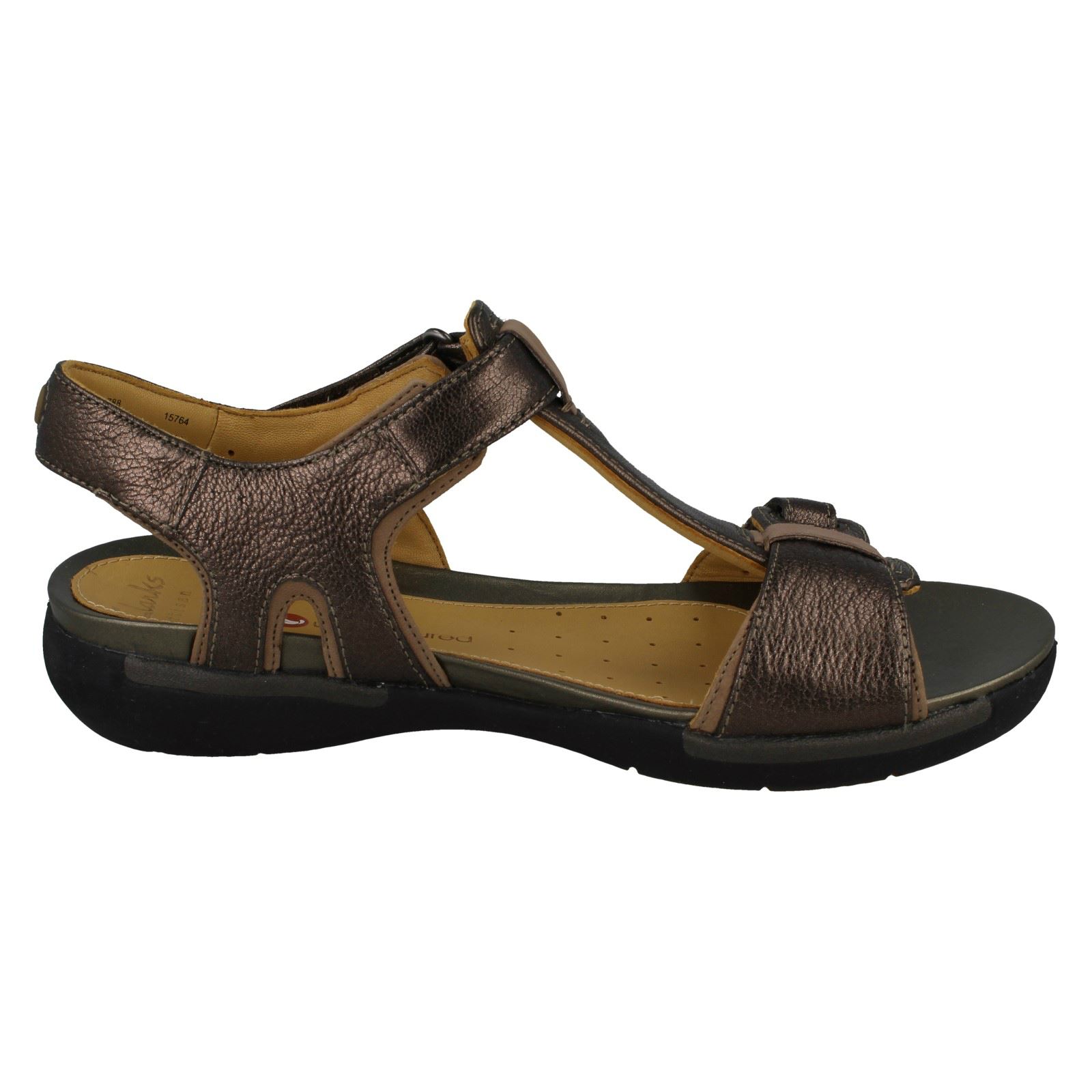 Bronze Un Unstructured donna marrone Clarks Voshell Sandali 7qwtXxH8w